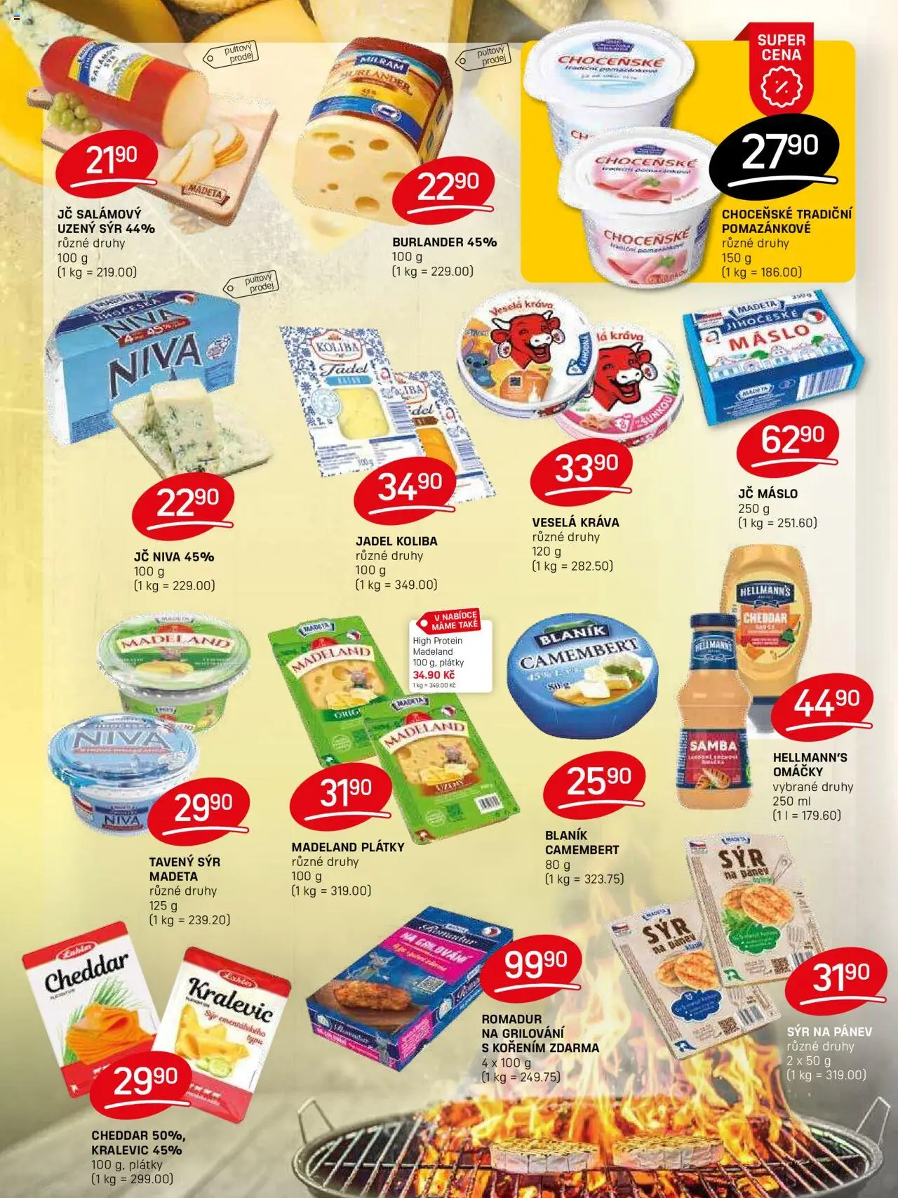 Flop leták od 20.08.2025 | Strana: 4 | Produkty: Máslo, Sýr, Sýr na pánev, Camembert