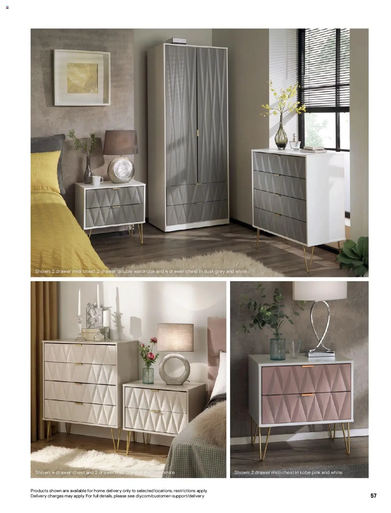  | Page: 57 | Products: Double wardrobe, Drawer chest, Wardrobe
