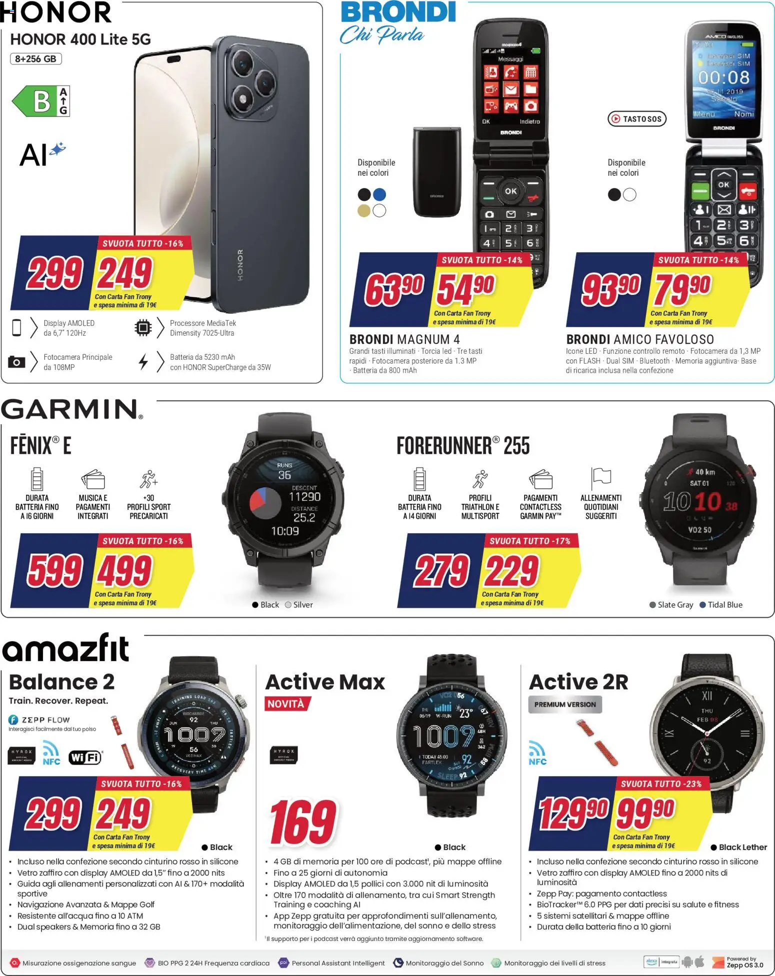 Volantino Trony del 15.01.2026 | Pagina: 7 | Prodotti: Torcia, Silicone, Fan, Navigazione