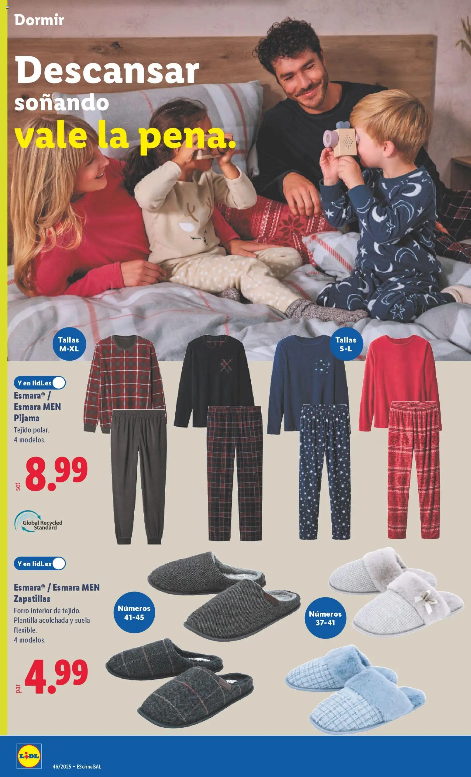 Lidl folleto de bazar │ válido desde el 10.11.2025 | Página: 24 | Productos: Pijama, Zapatillas