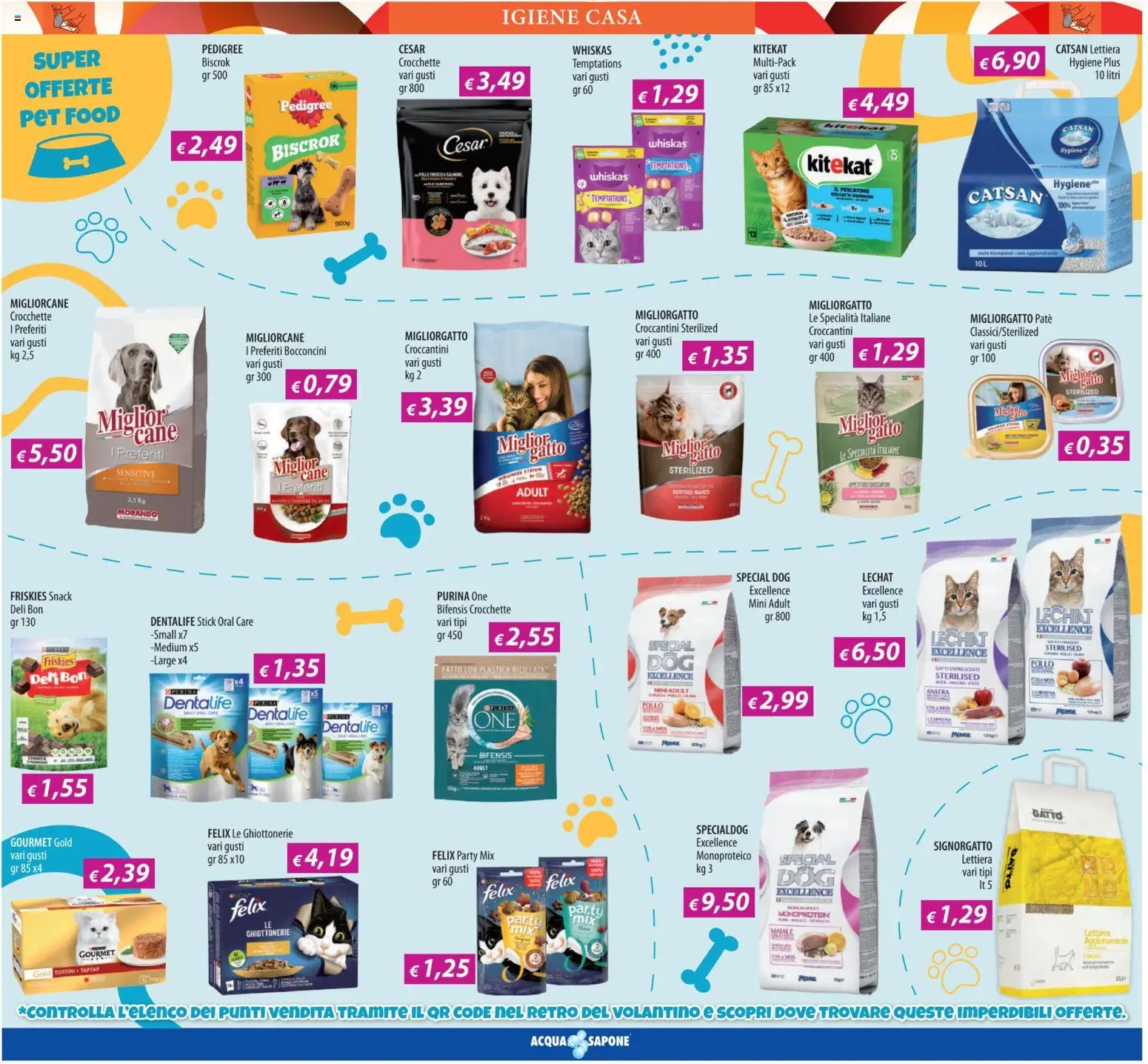 Volantino Acqua e Sapone del 12.03.2026 | Pagina: 17 | Prodotti: Paté, Pollo, Maiale, Crocchette