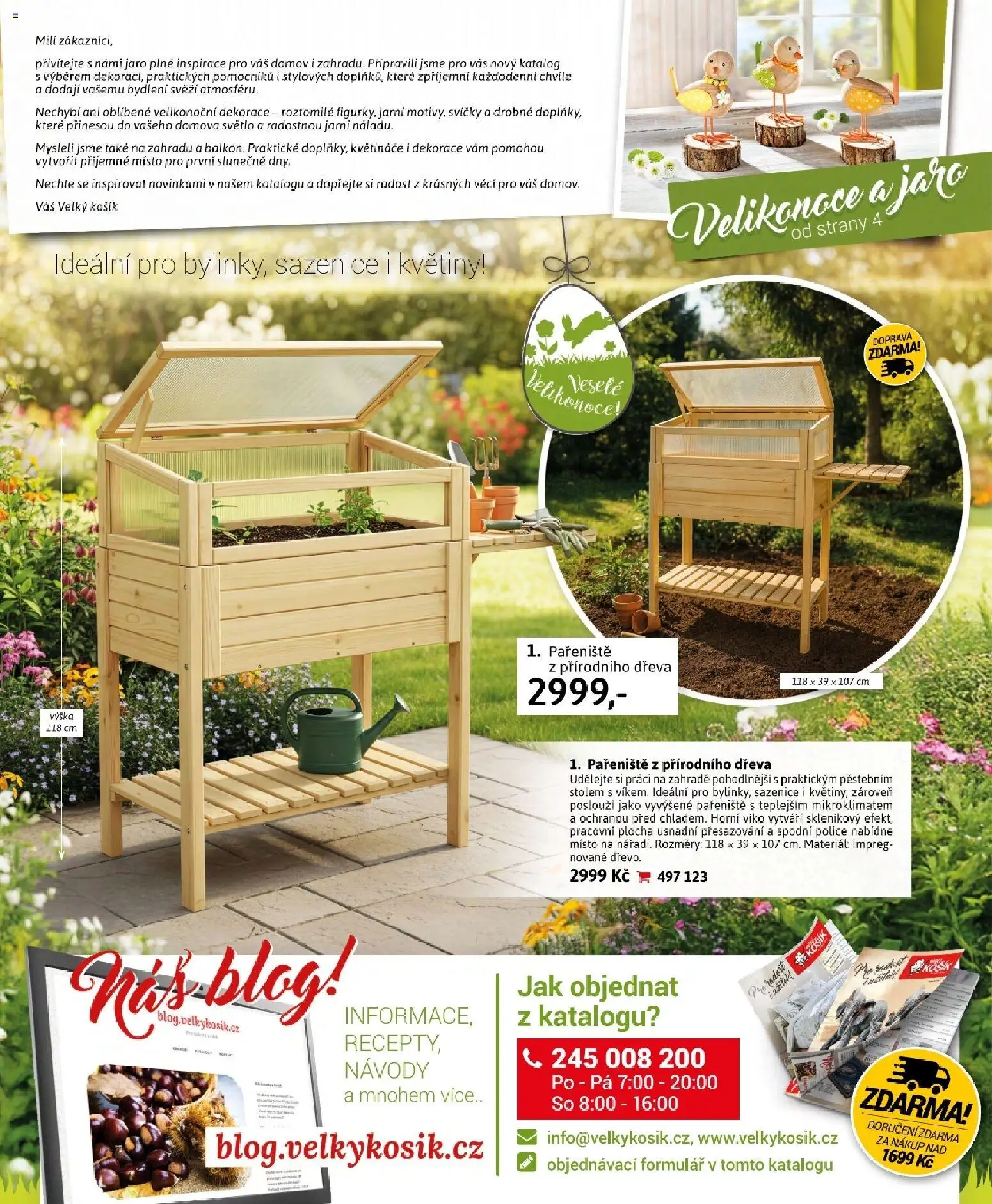 Velký Košík katalog březen 2026 od 01.03.2026 | Strana: 2 | Produkty: Pařeniště, Květináče, Košík, Dekorace