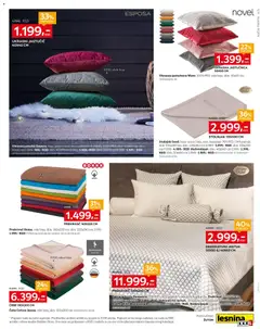 Lesnina XXXL specijal tekstila - pregled Lesnina XXXL kataloga - važi od 27.10.2025 | Strana: 3 | Proizvode: Jastuk, Ćebe, Stolnjak