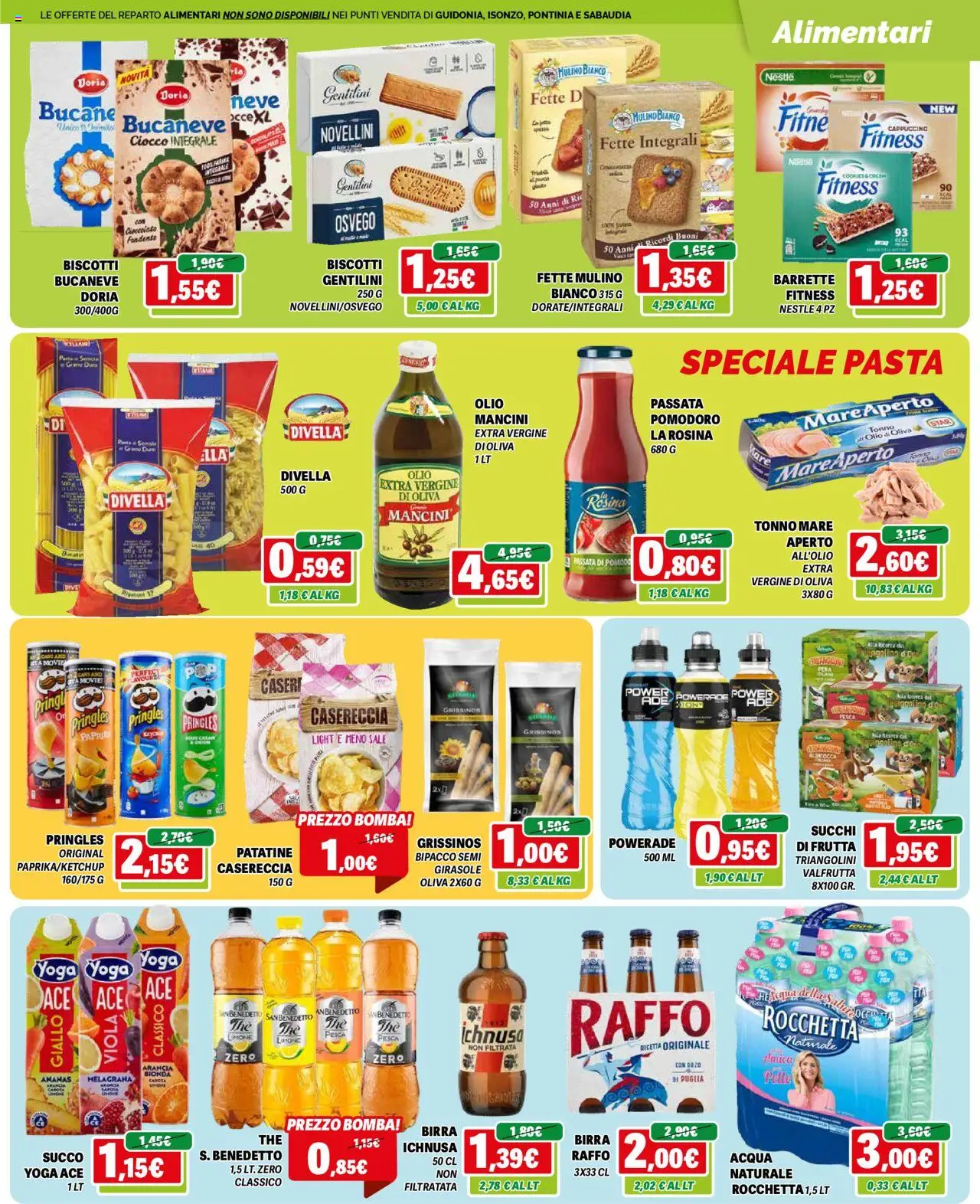 Volantino Orizzonte del 07.08.2025 | Pagina: 17 | Prodotti: Biscotti, Frutta, Olio, Olio extra vergine