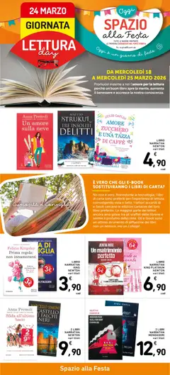 Anteprima del volantino Spazio Conad volantino Lettura Day valido a partire dal 18.03.2026