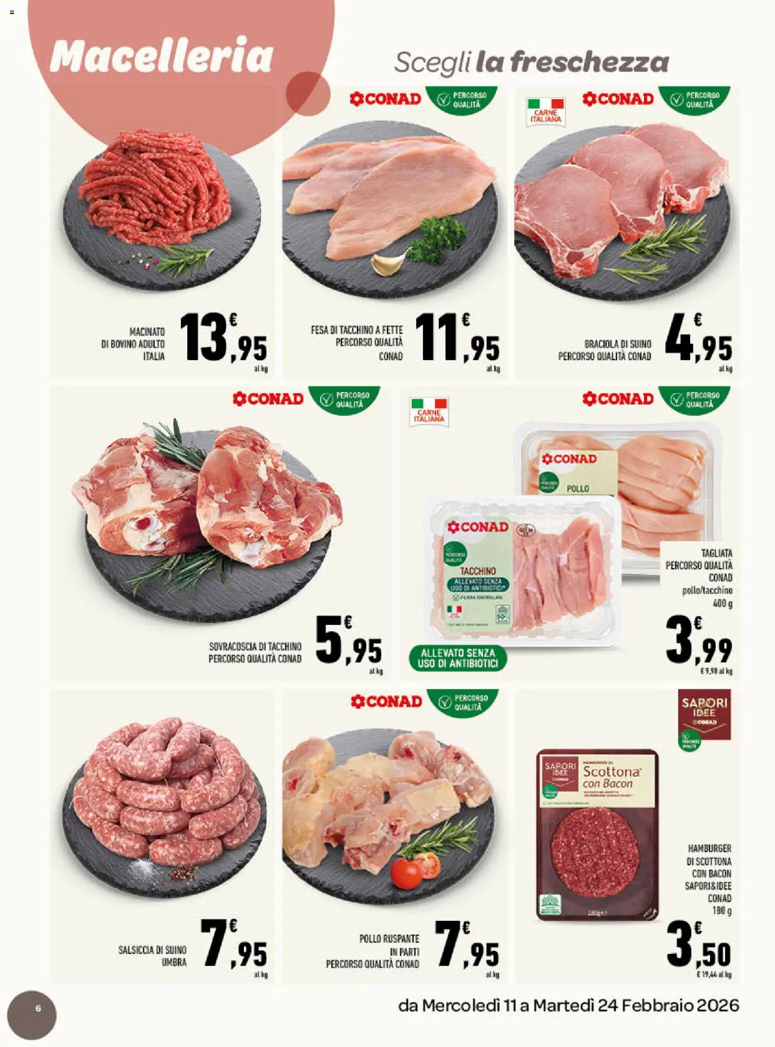 Volantino Conad del 11.02.2026 | Pagina: 6
