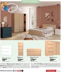 Conforama - Prévisualisation de Conforama catalogue valide à partir de 23.12.2025 | Page: 21 | Produits: Armoire, Commode, Portes, Tiroirs