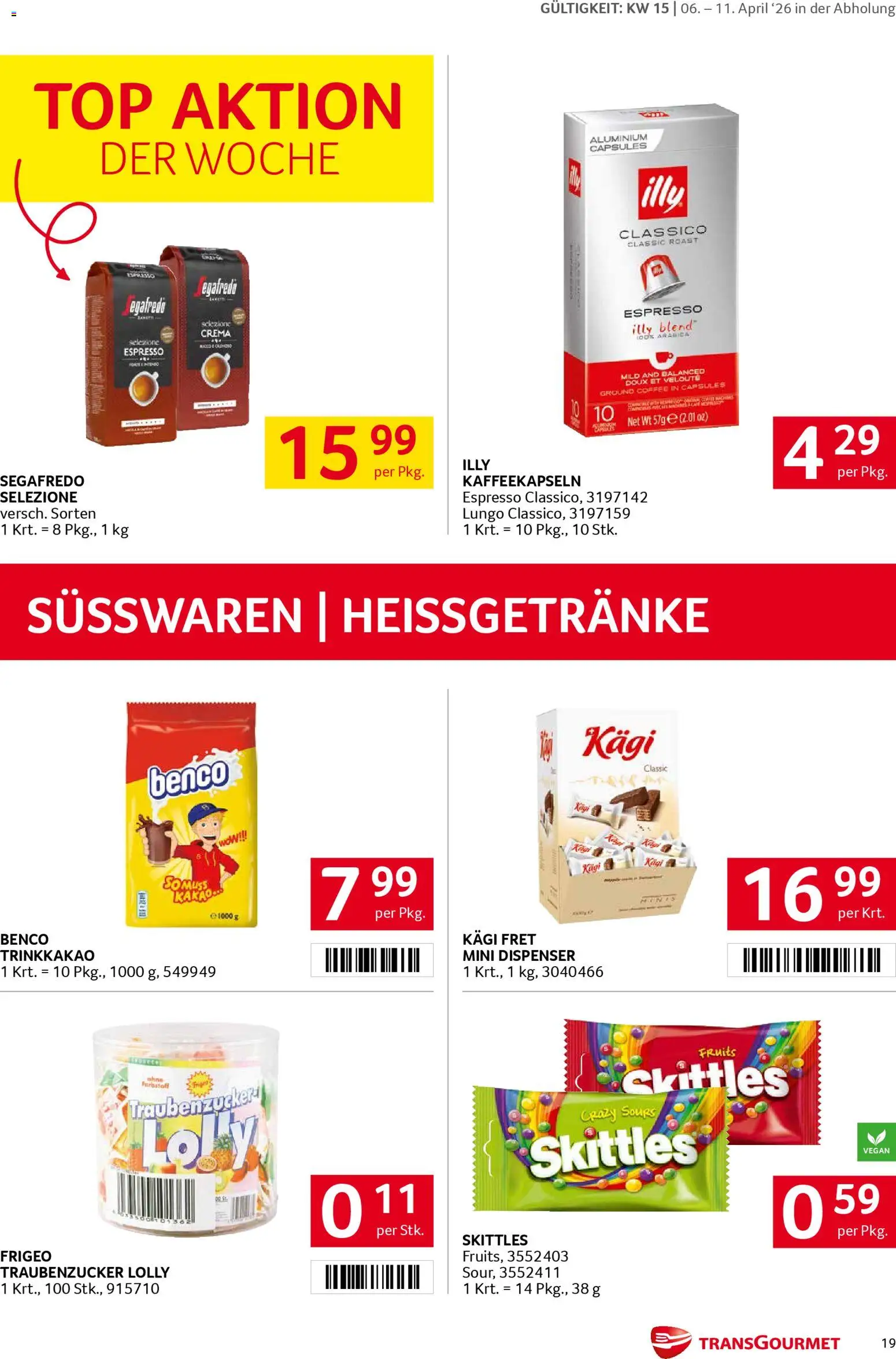 Transgourmet Flugblatt gültig ab 06.04.2026 | Seite: 19