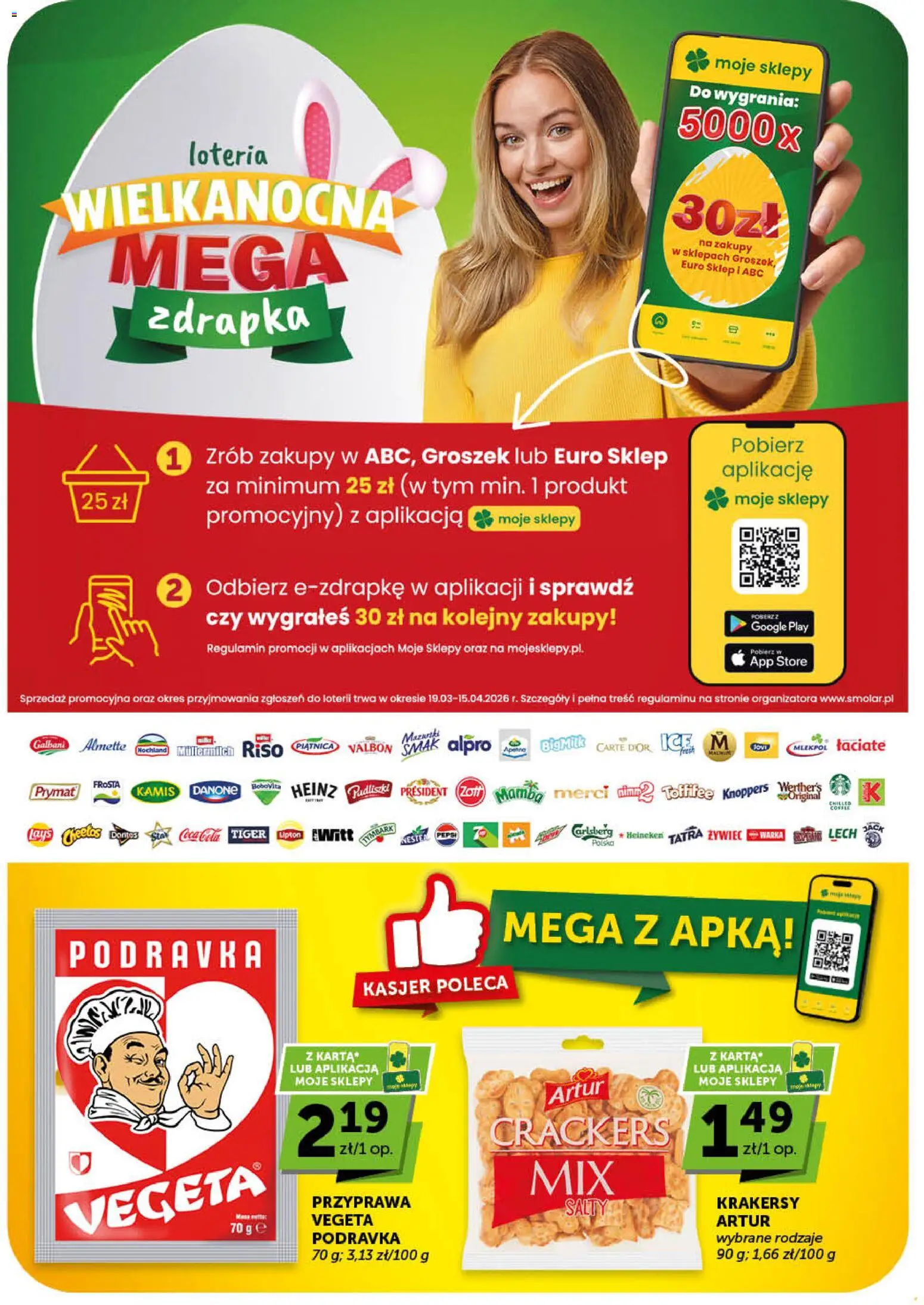 Euro Sklep gazetka - Minimarket od 09.04.2026 | Strona: 5 | Produkty: Karta, Alpro, Merci, Warka