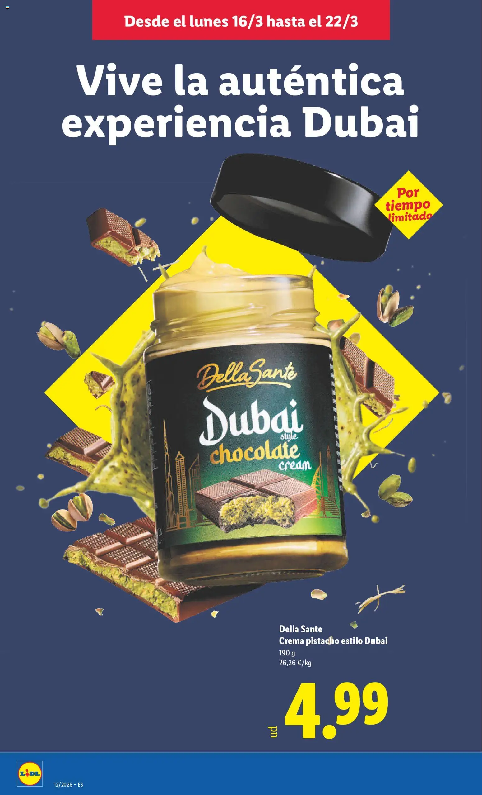 Lidl folleto │ válido desde el 16.03.2026 | Página: 14 | Productos: Chocolate, Crema