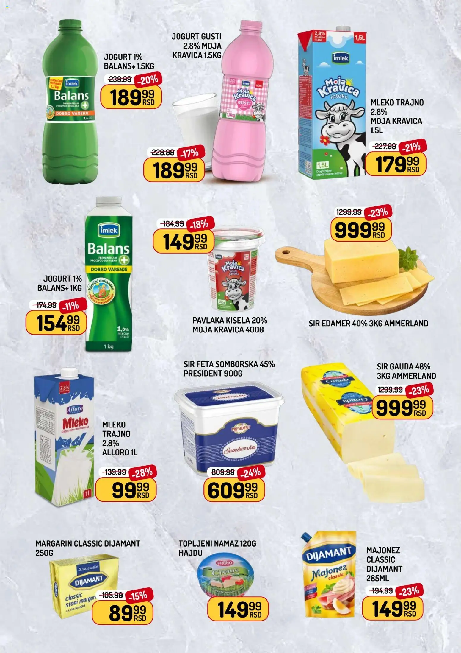 Aman katalog - važi od 09.01.2026 | Strana: 4 | Proizvode: Edamer, Sir, Jogurt, Pavlaka