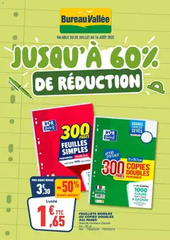 Bureau Vallée - Prévisualisation de Bureau Vallée catalogue valide à partir de 28.07.2025