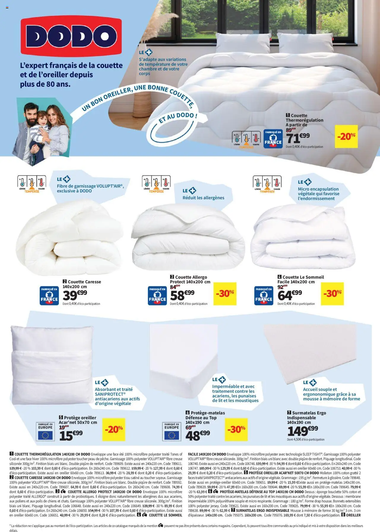  | Page: 44 | Produits: Enveloppe, Lit, La couette, Couette