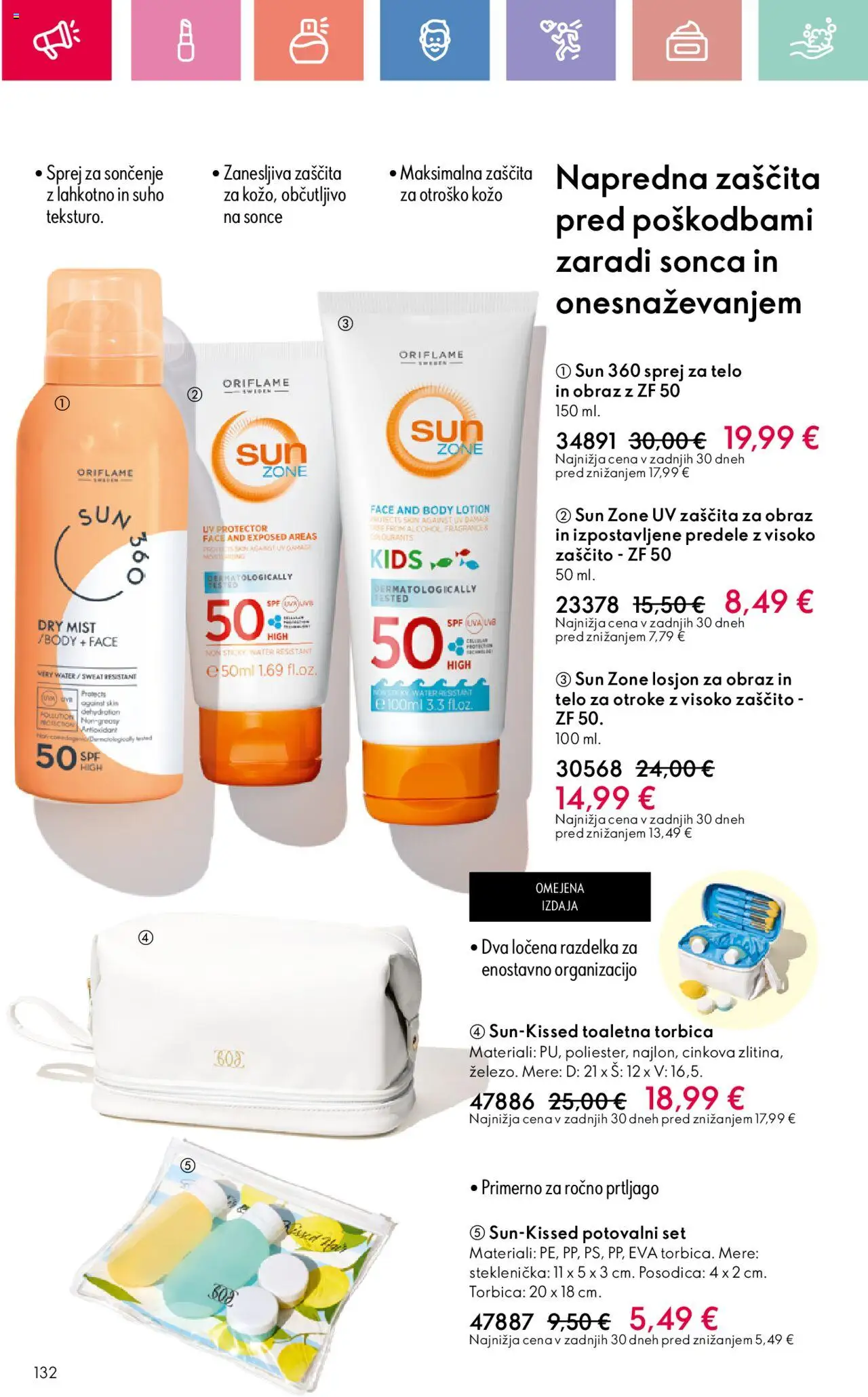 Oriflame katalog 11 │ velja od 03.08.2025 | Stran: 132 | Izdelki: Toaletna torbica, Torbica