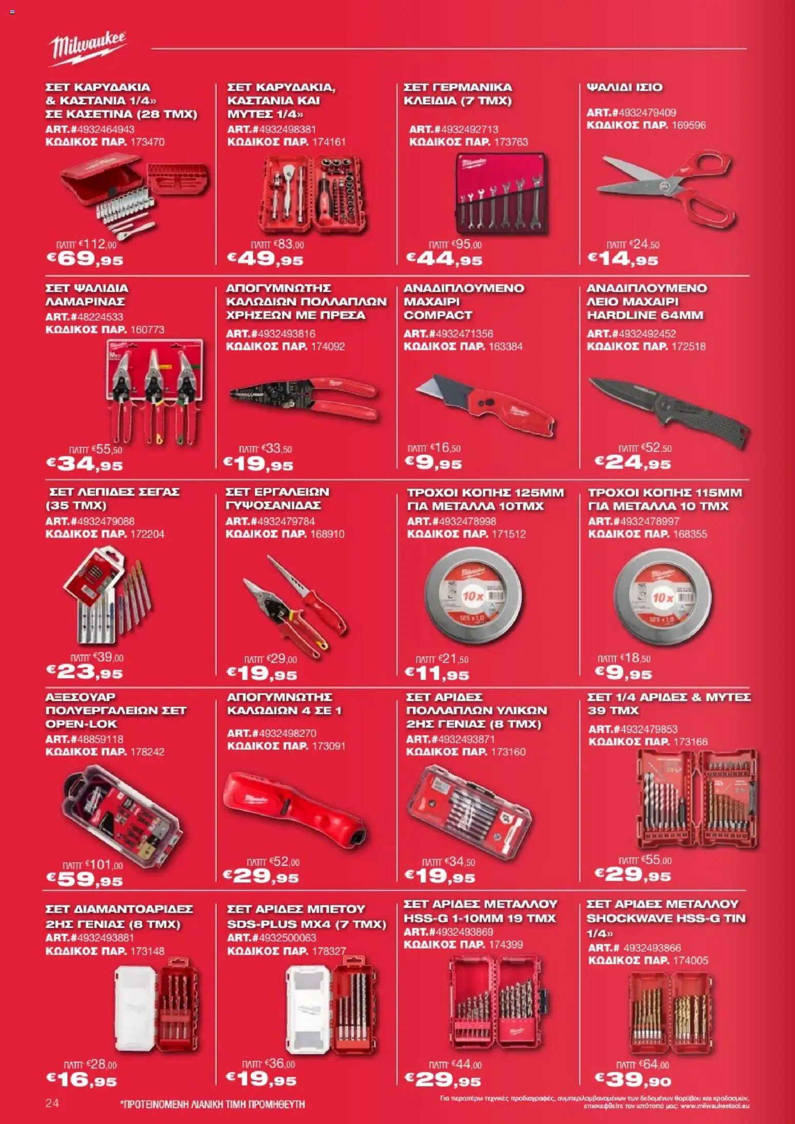 Mangas Home Improvement - Powertools Milwaukee Red Truck Tour 2025 – σε ισχύ από 29.11.2025 | Σελίδα: 24