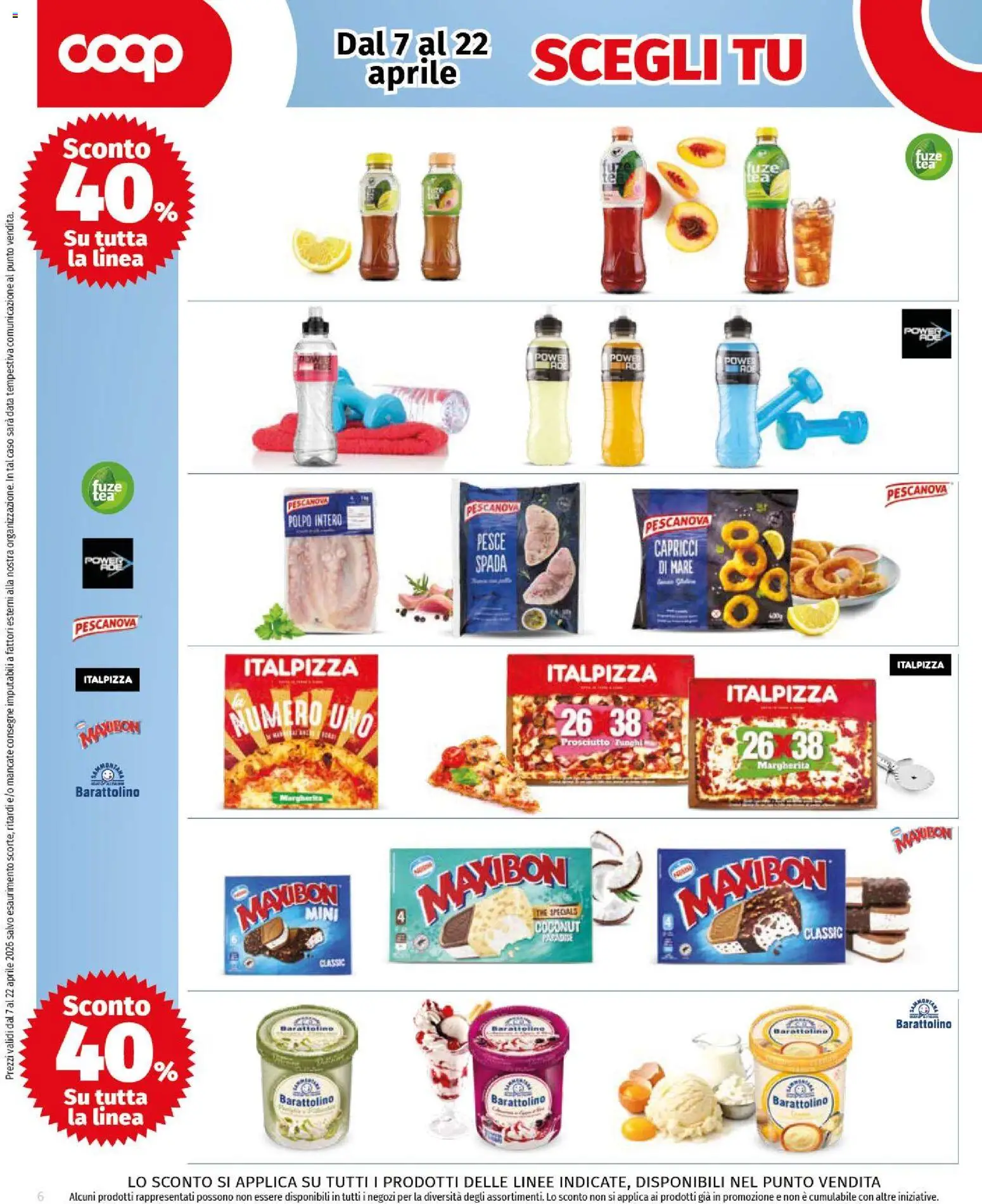 Volantino COOP del 07.04.2026 | Pagina: 6 | Prodotti: Polpo, Prosciutto, Data, The