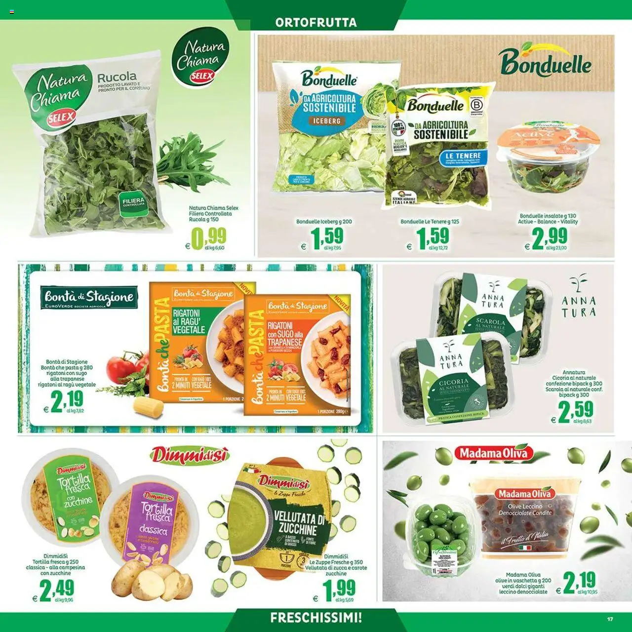 Volantino Elite Supermercati del 19.09.2025 | Pagina: 17 | Prodotti: Pasta, Zucca, Ragú, Zucchine