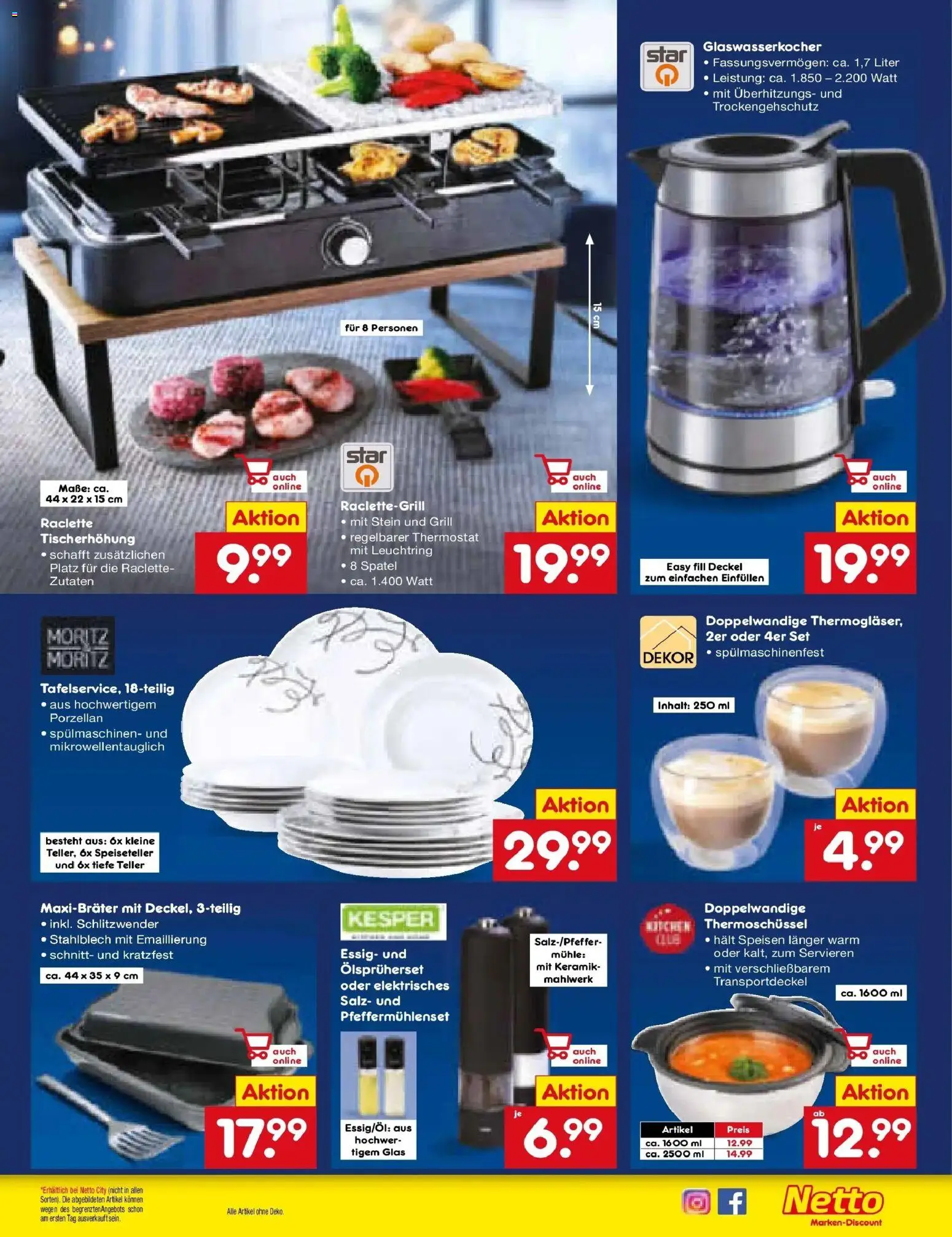 Netto Marken-Discount prospekt Augustusburg	 – gültig ab 15.12.2025 | Seite: 19 | Produkte: Grill, Essig, Salz, Raclette