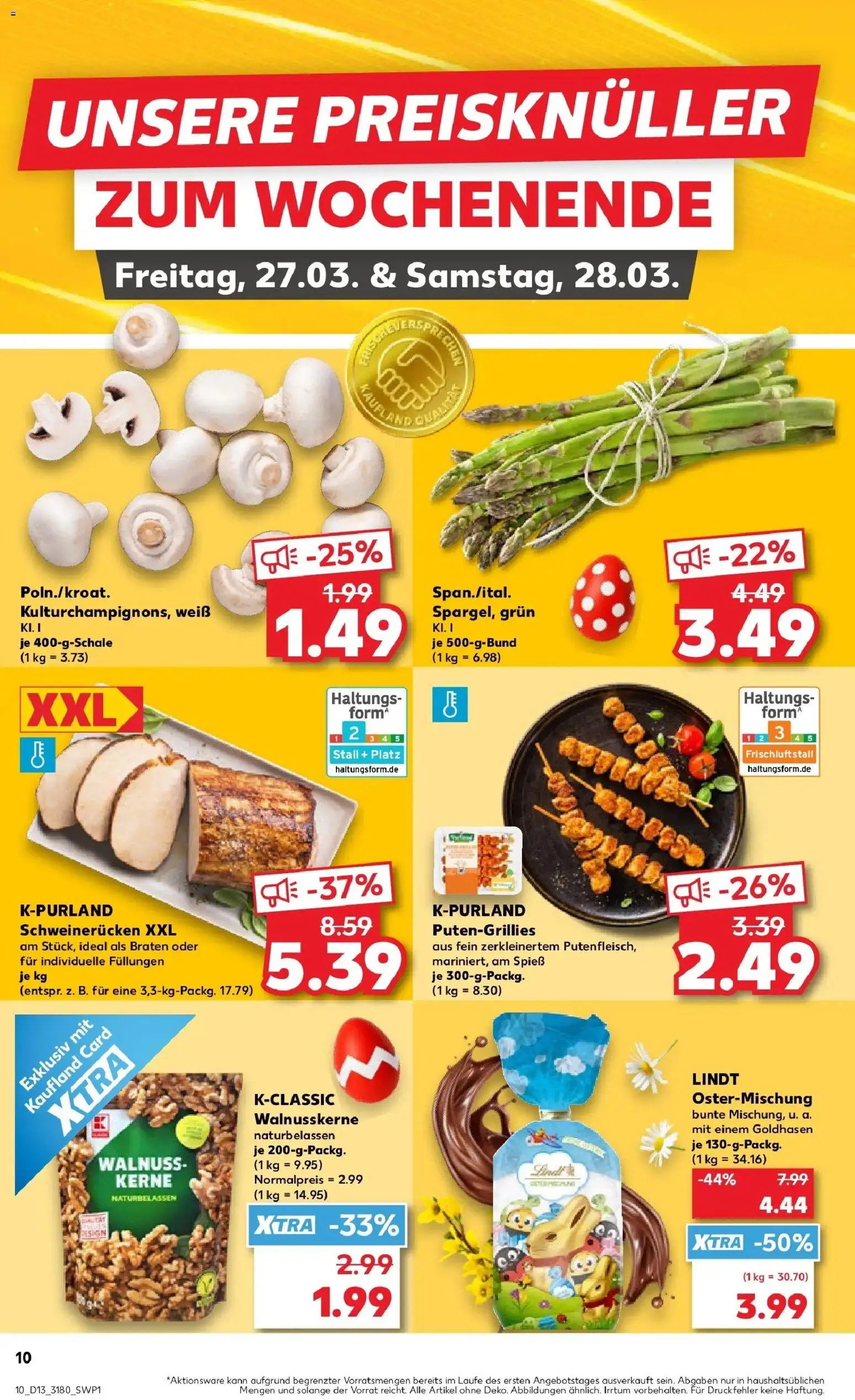 Kaufland Prospekt Bautzen	 – gültig ab 26.03.2026 | Seite: 10 | Produkte: Schweinerucken, Lindt