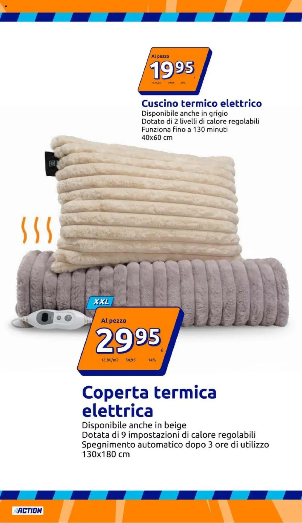 Volantino Action del 01.10.2025 | Pagina: 15 | Prodotti: Cuscino, Coperta
