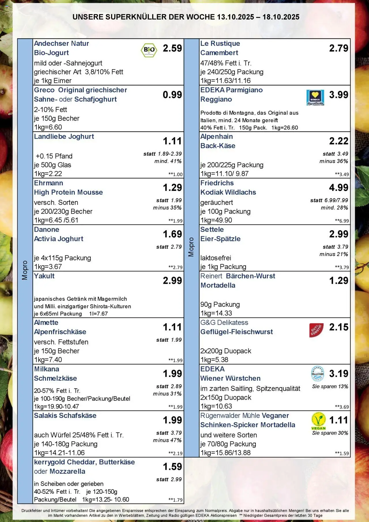 Simmel - Bayern – gültig ab 13.10.2025 | Seite: 6 | Produkte: Almette, Joghurt, Milkana, Landliebe joghurt