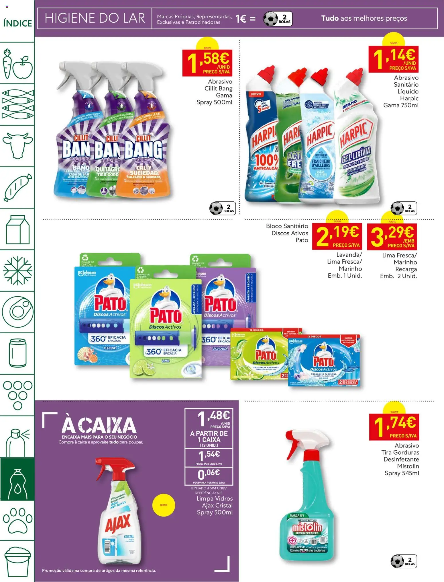 Recheio folheto │ válido de 07.04.2026 | Página: 48 | Produtos: Limpa vidros, Caixa