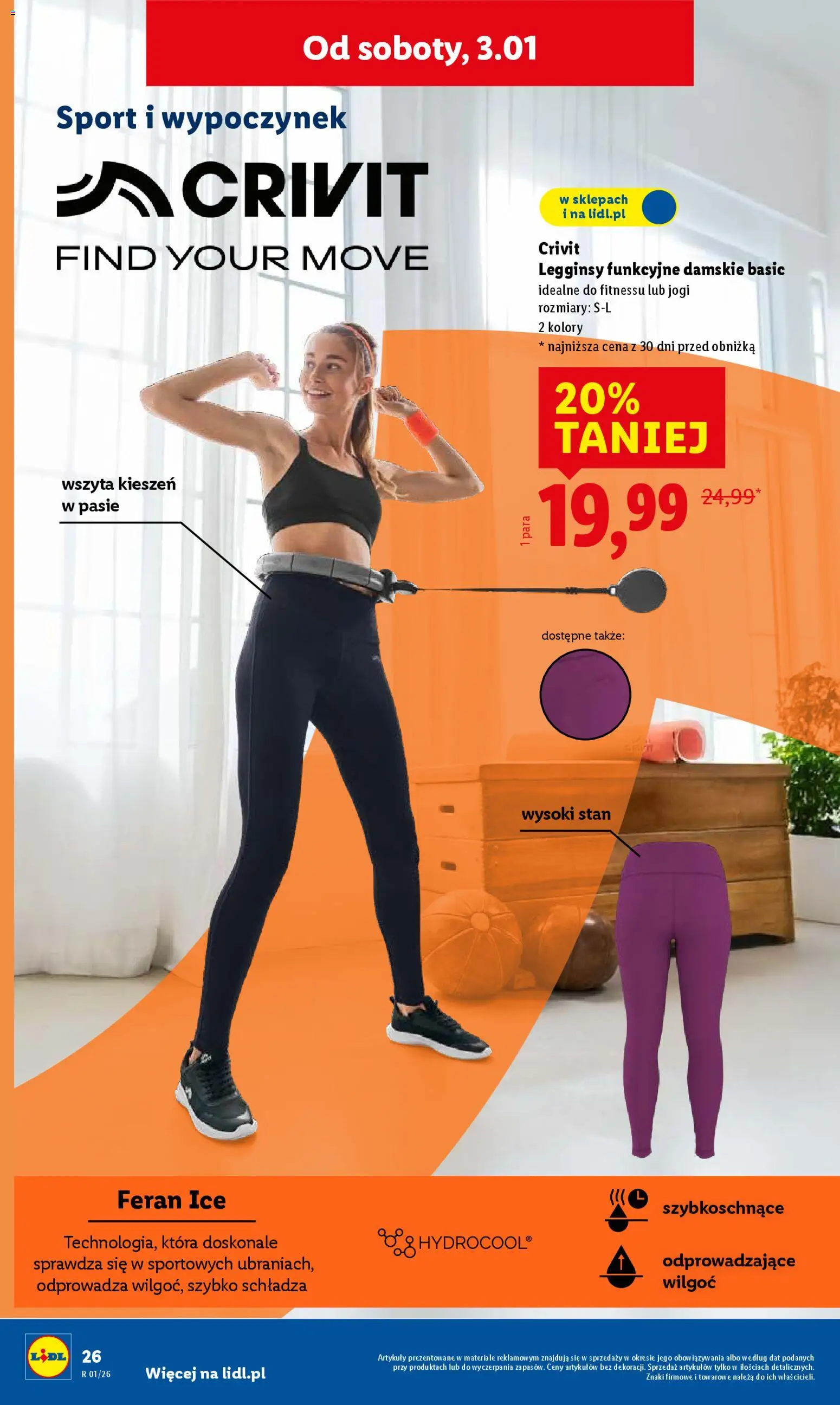 Lidl Katalog od 29.12.2025 | Strona: 32 | Produkty: Legginsy