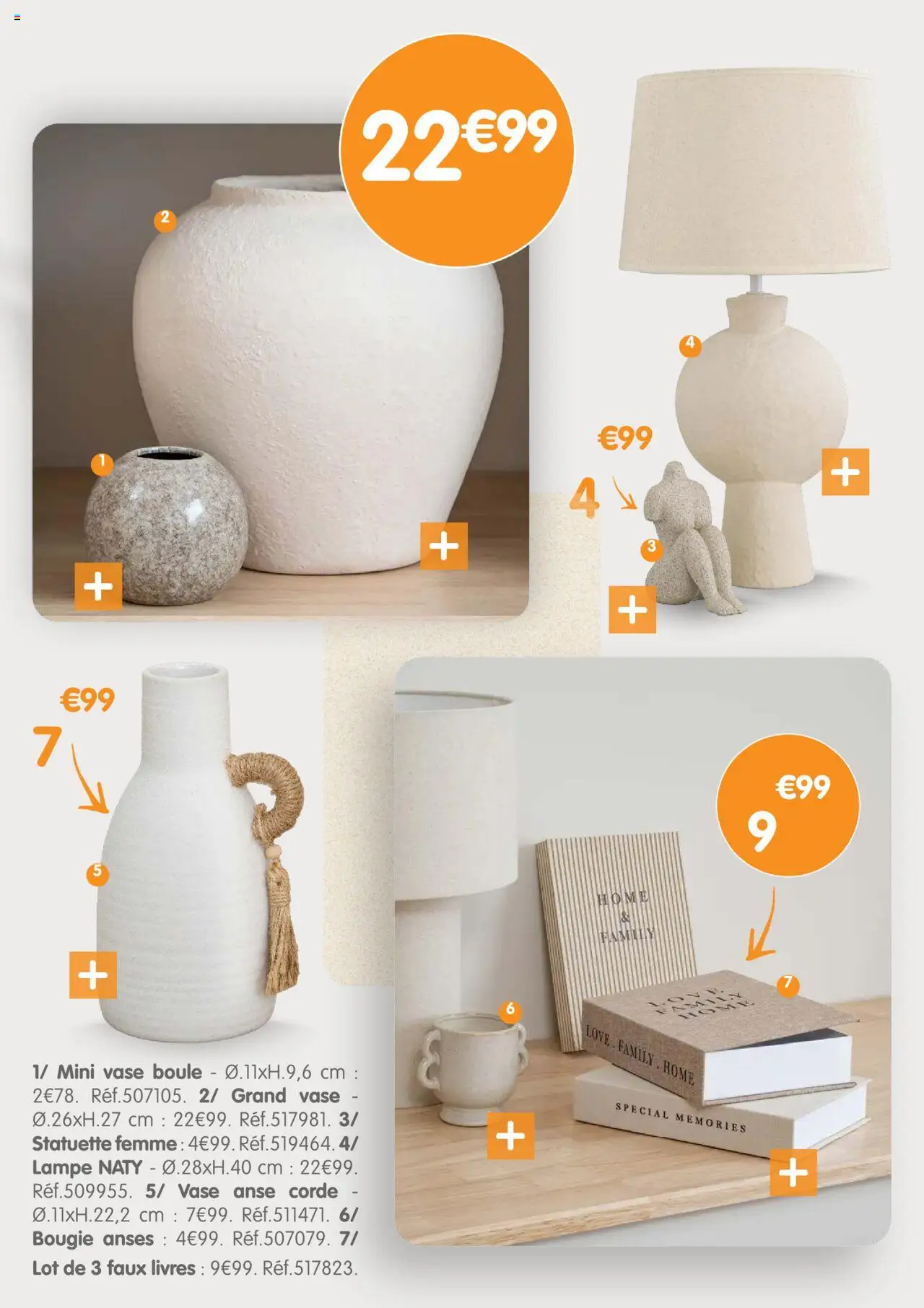 {H1} | Page: 3 | Produits: Vase, Lampe
