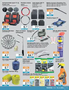 KTC - Katalog tehnike i posuđa - Pregled kataloga iz trgovine KTC, vrijedi od 01.04.2026 | Stranica: 5 | Proizvodi: Miris, Auto tepisi, Kompresor, Finish