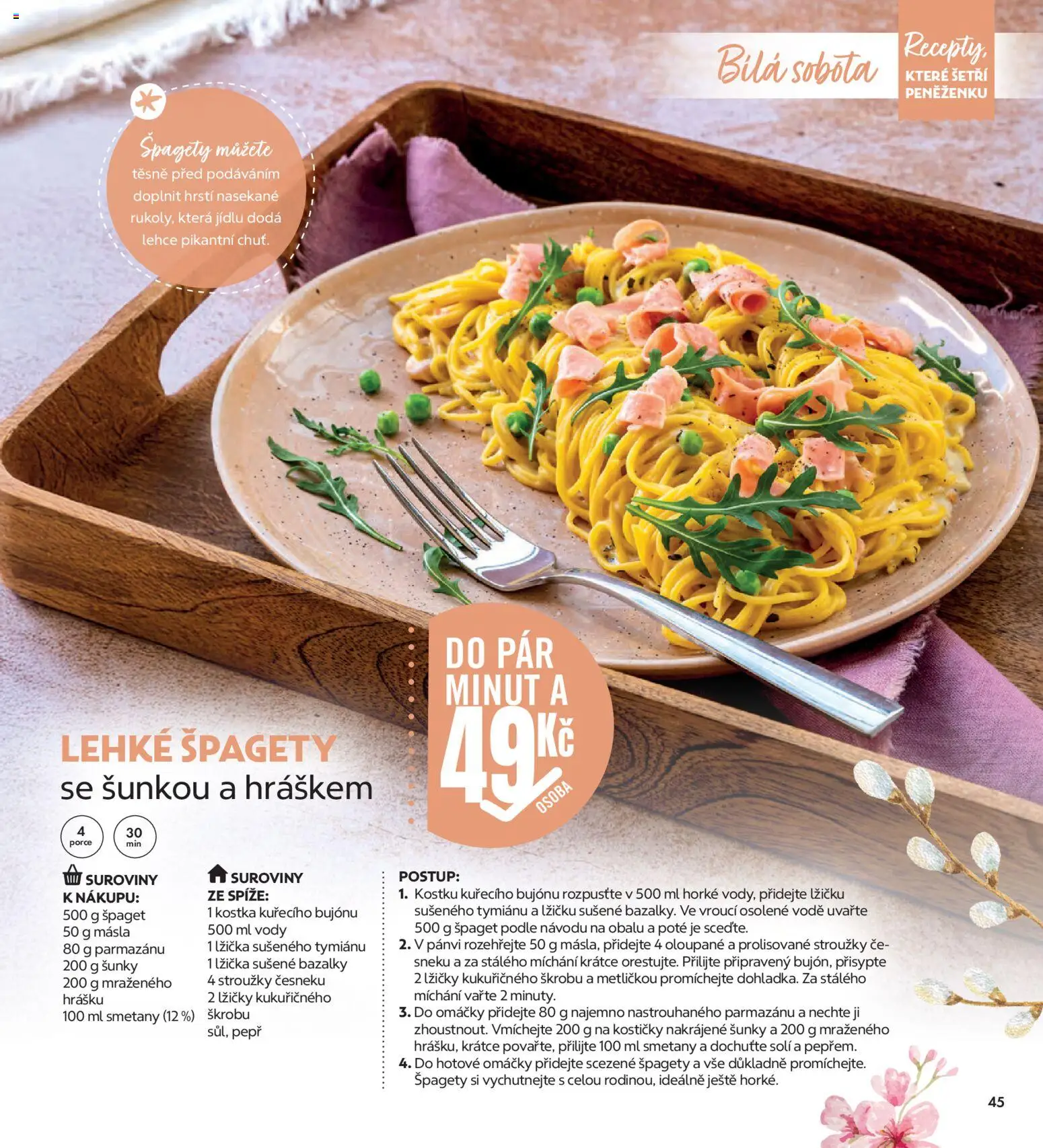 Albert magazín od 01.03.2026 | Strana: 45 | Produkty: Špagety, Lžička