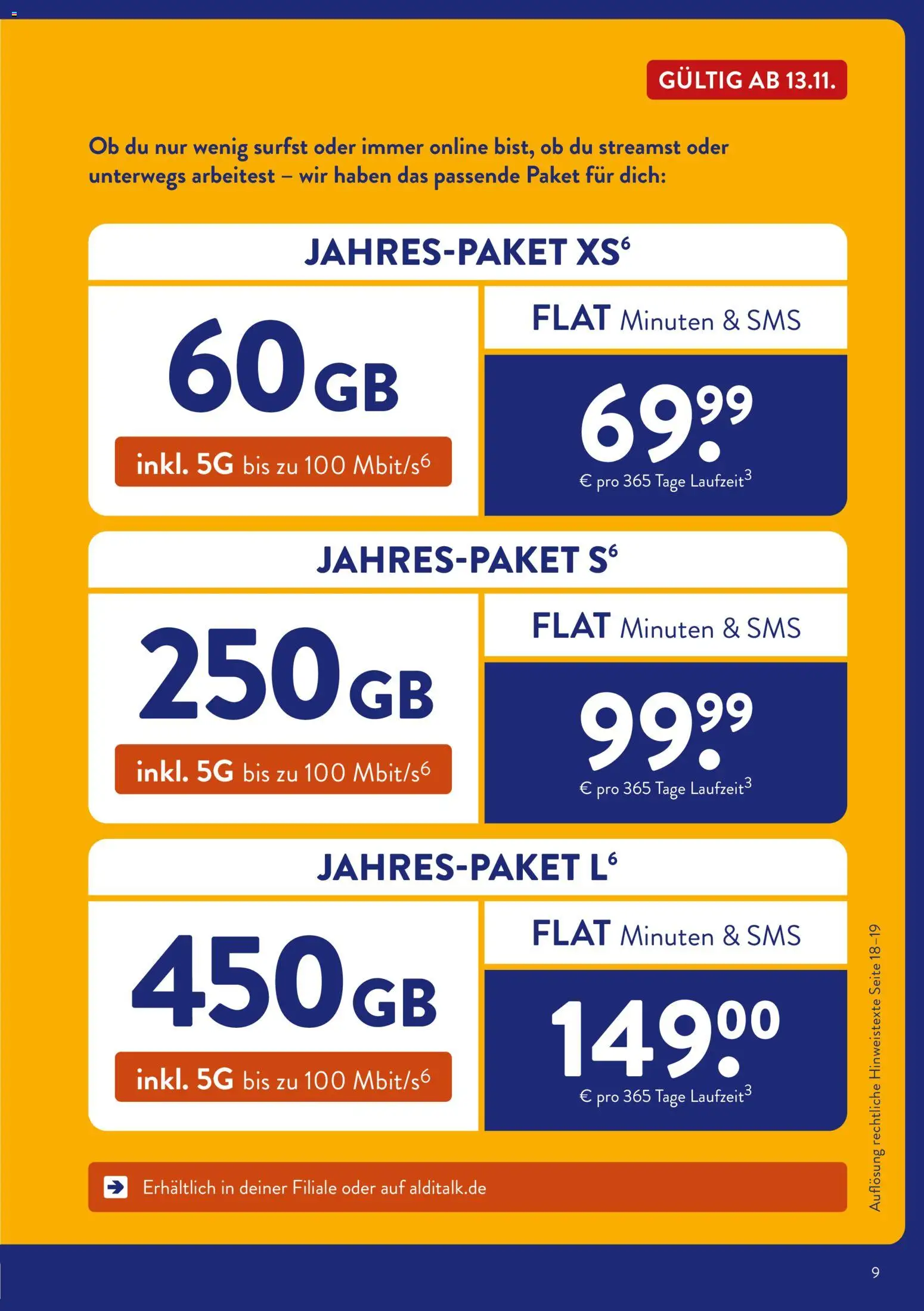 Aldi Talk – gültig ab 12.11.2025 | Seite: 9