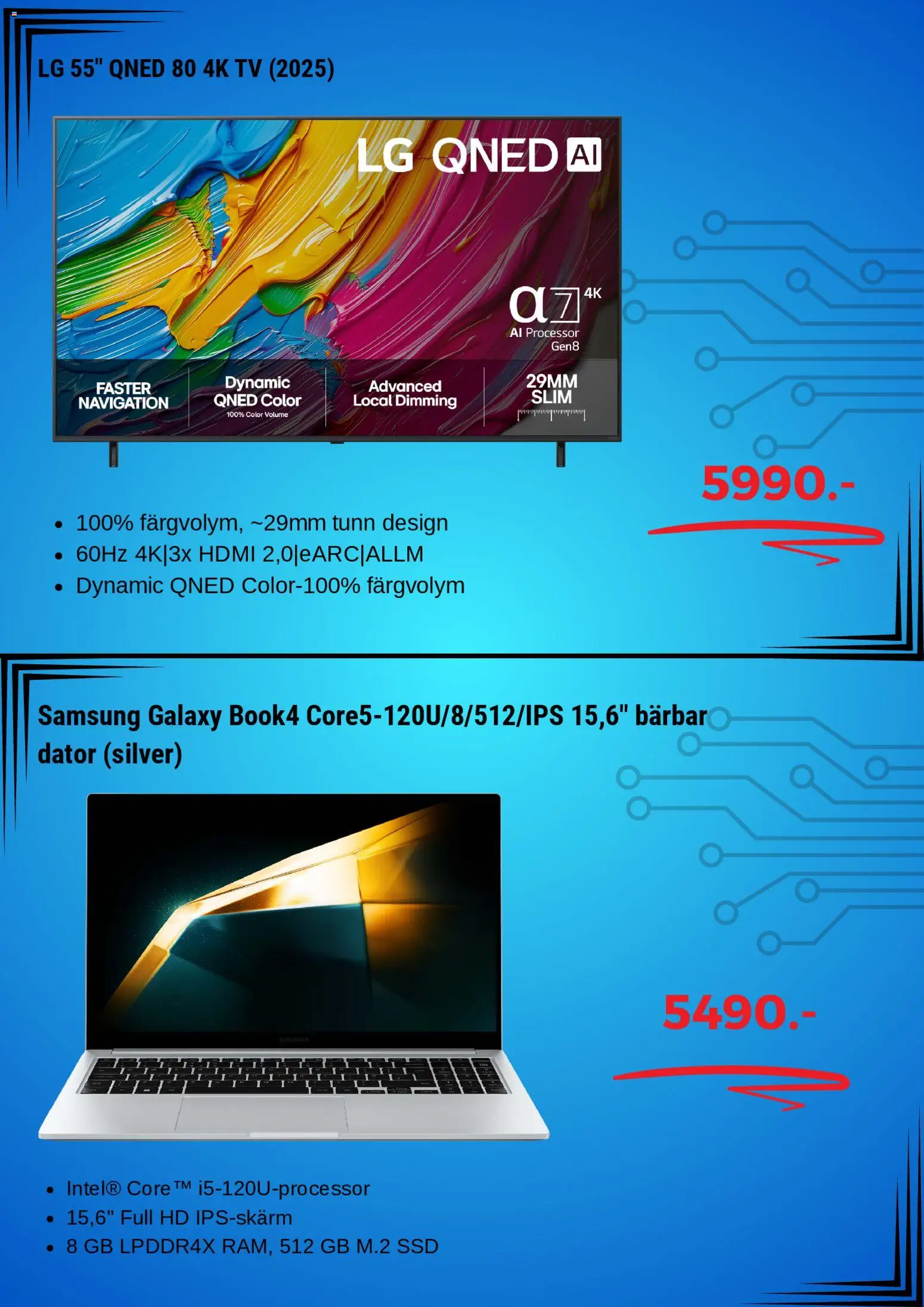 Elgiganten reklamblad aktuell från 01.04.2026 | Sida: 2 | Produkter: Dator, Tv