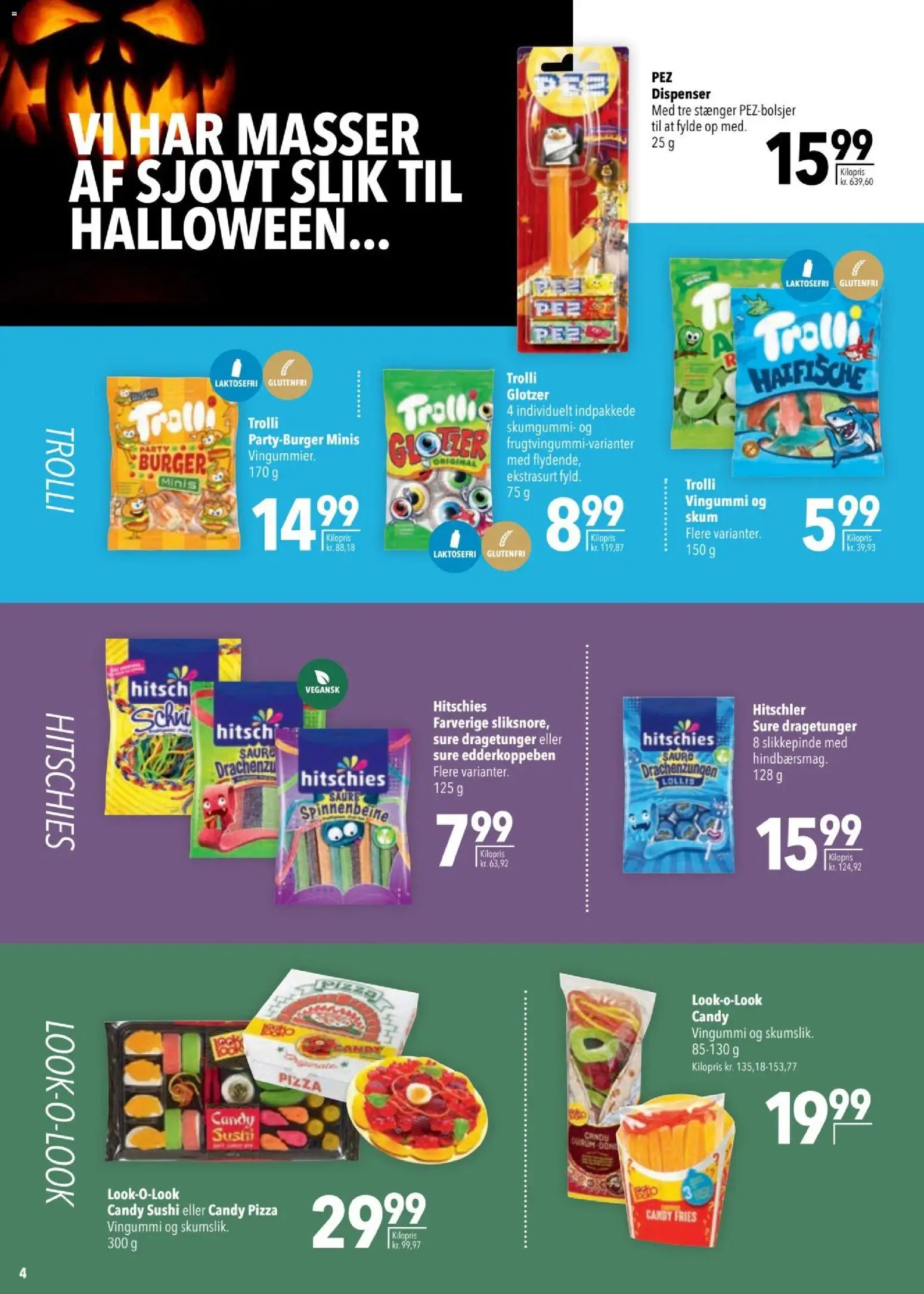 CITTI tilbudsavis – gyldig fra 29.10.2025 | Side: 4 | Produkter: Pizza, Slik, Vingummi, Sushi