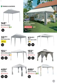 Pré-visualização Leroy Merlin Arquipélago da Madeira Jardim válido de 12.03.2026 | Página: 37 | Produtos: Tenda