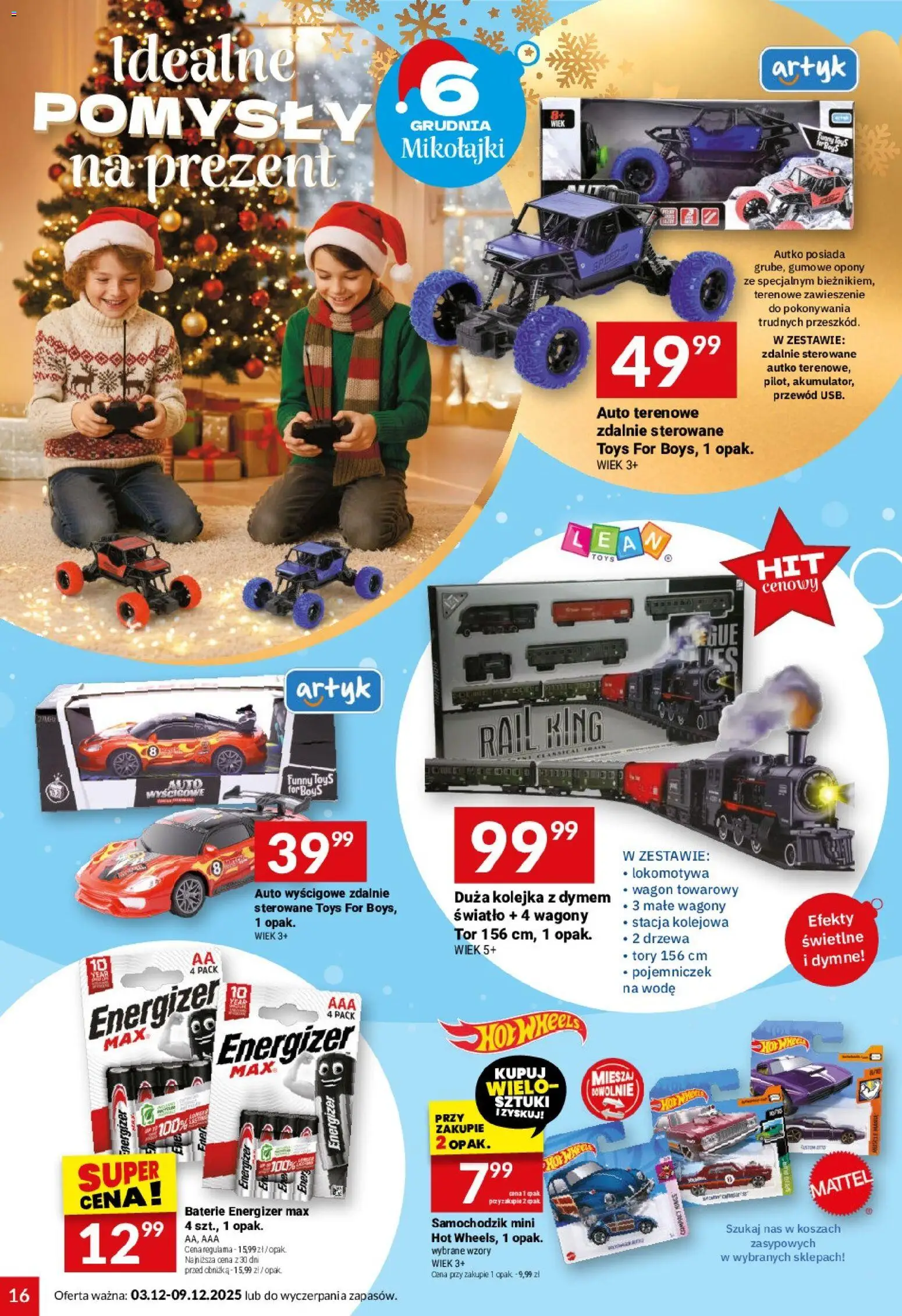 Twój Market Gazetka od 03.12.2025 | Strona: 16 | Produkty: Mak, Baterie
