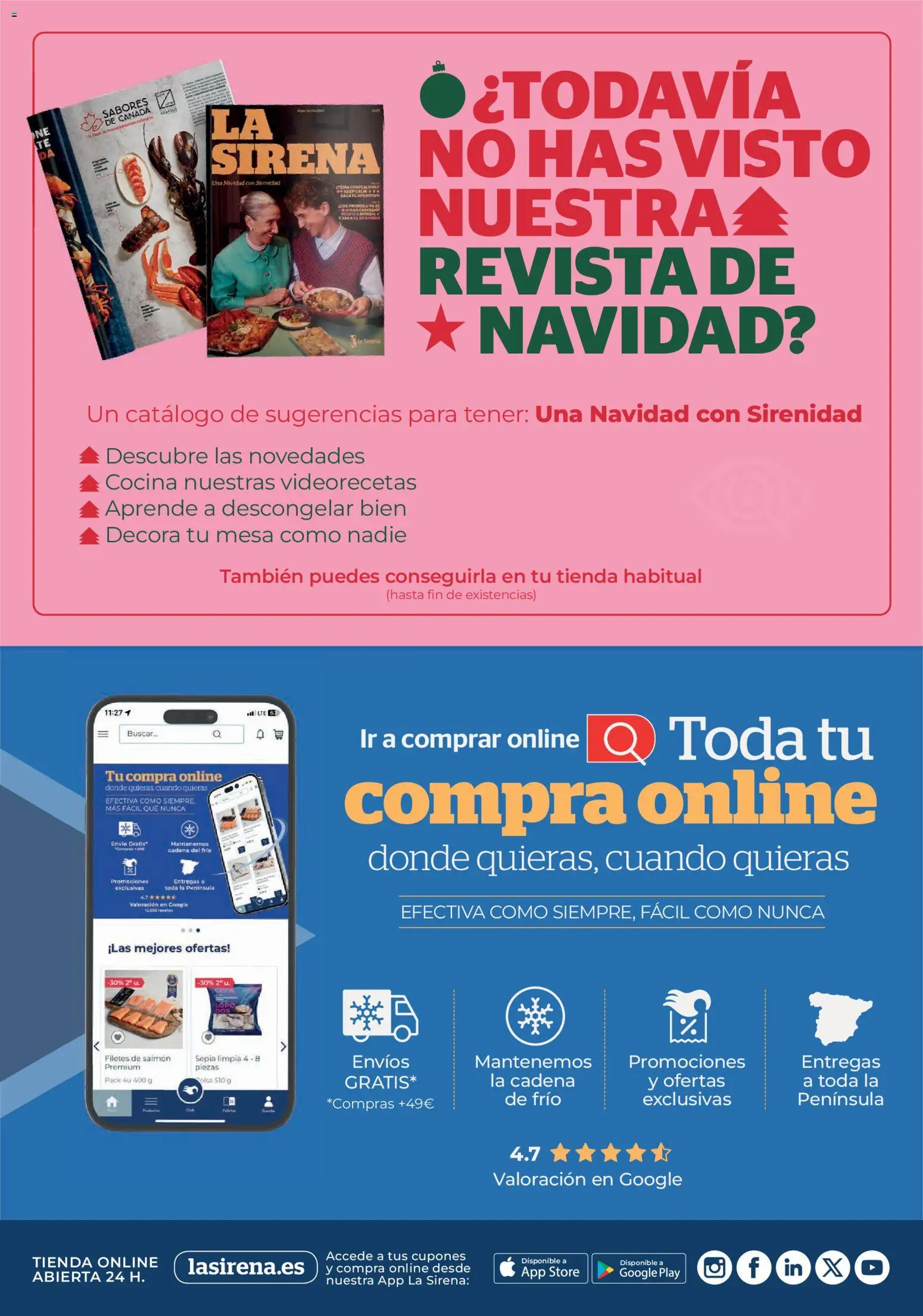 La Sirena folleto │ válido desde el 27.11.2025 | Página: 18 | Productos: Cocina, Mesa