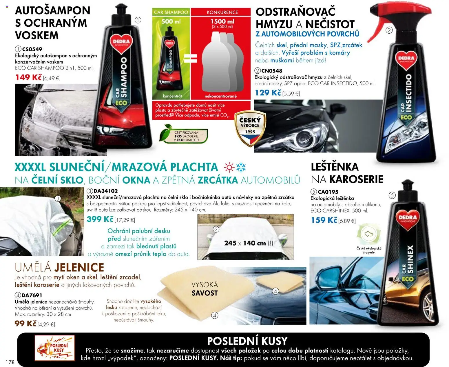 Nové Dedra akcie – leták je platný od 24.04.2026 | Strana: 78 | Produkty: Plachta