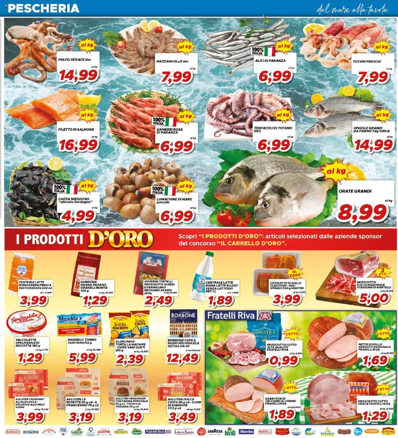 Volantino Ma Supermercati del 17.04.2026 | Pagina: 5 | Prodotti: Prosciutto Cotto, Latte, Prosciutto, Carrello