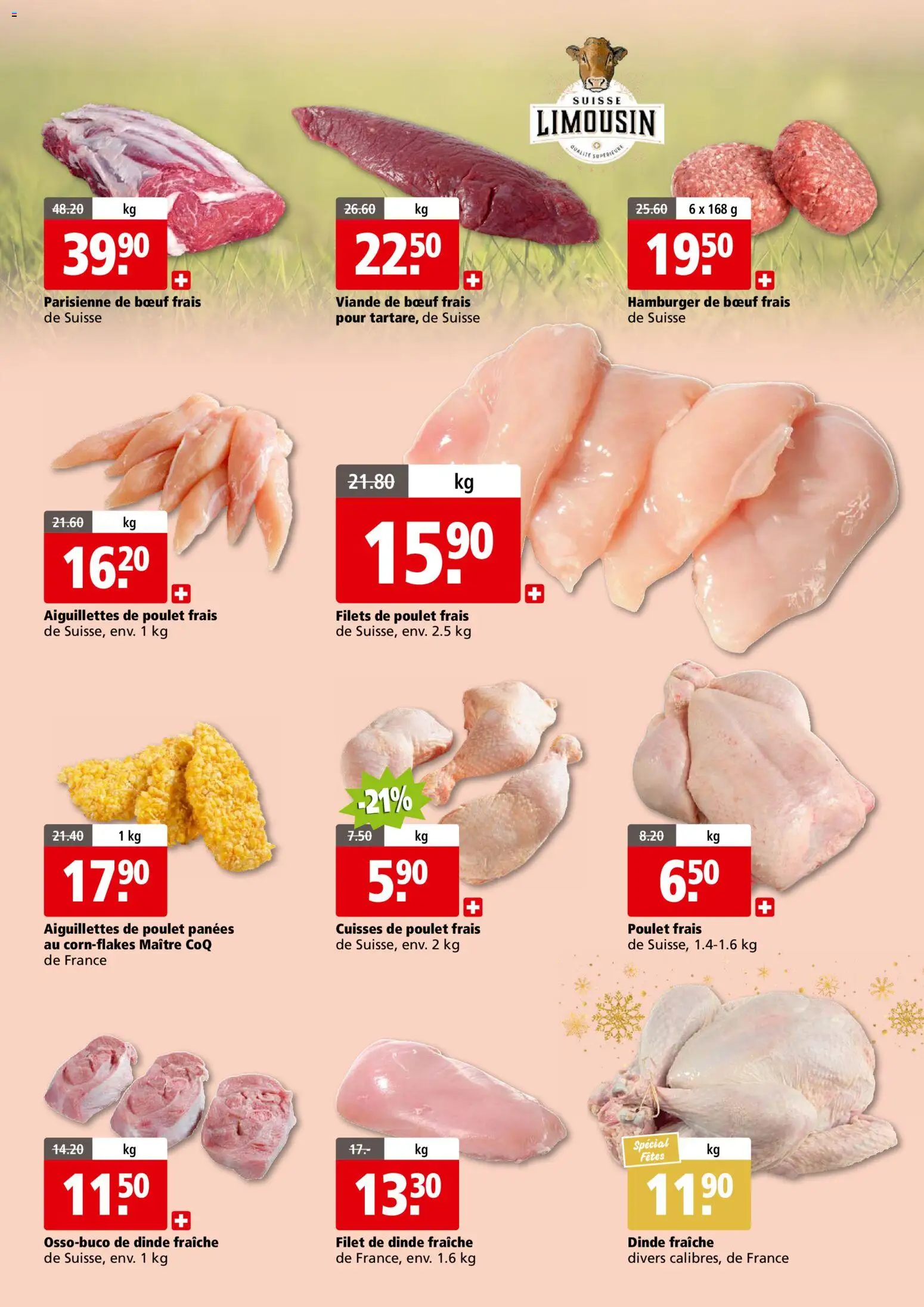 Aligro Aktionen Foire à la Viande Chavannes, Matran, Genève, Sion – gültig ab 24.11.2025 | Seite: 3