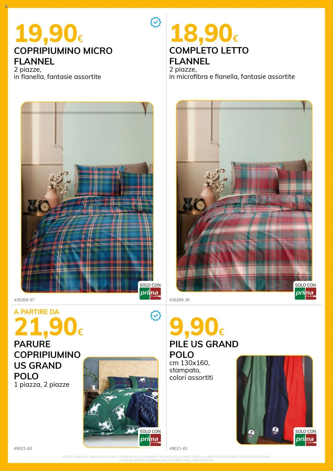 Volantino Basko del 14.10.2025 | Pagina: 6 | Prodotti: Pile, Copripiumino, Polo, Letto