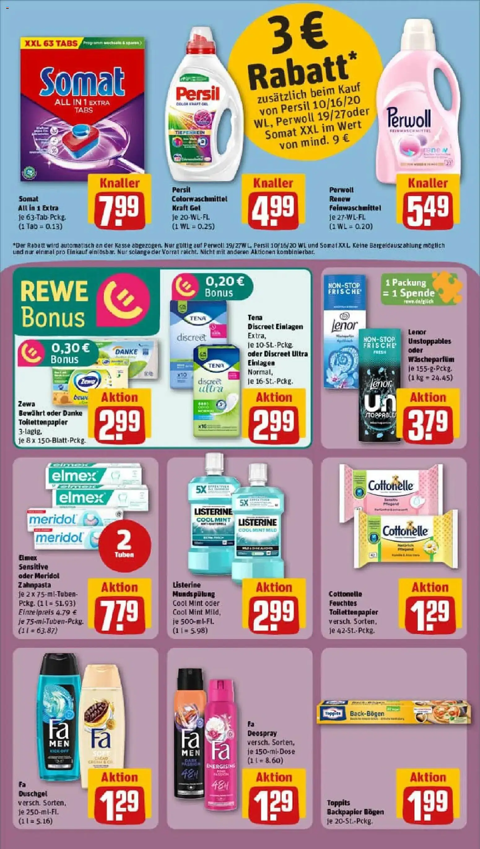 Rewe prospekt Hilden	 – gültig ab 10.11.2025 | Seite: 19 | Produkte: Zahnpasta, Shower Gel, Toilettenpapier, Feuchtes Toilettenpapier