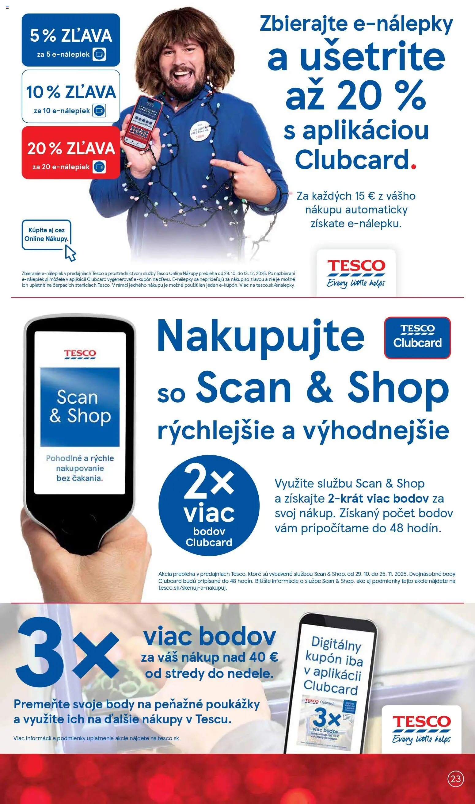 Nové Tesco akcie – leták je platný od 12.11.2025 | Strana: 23