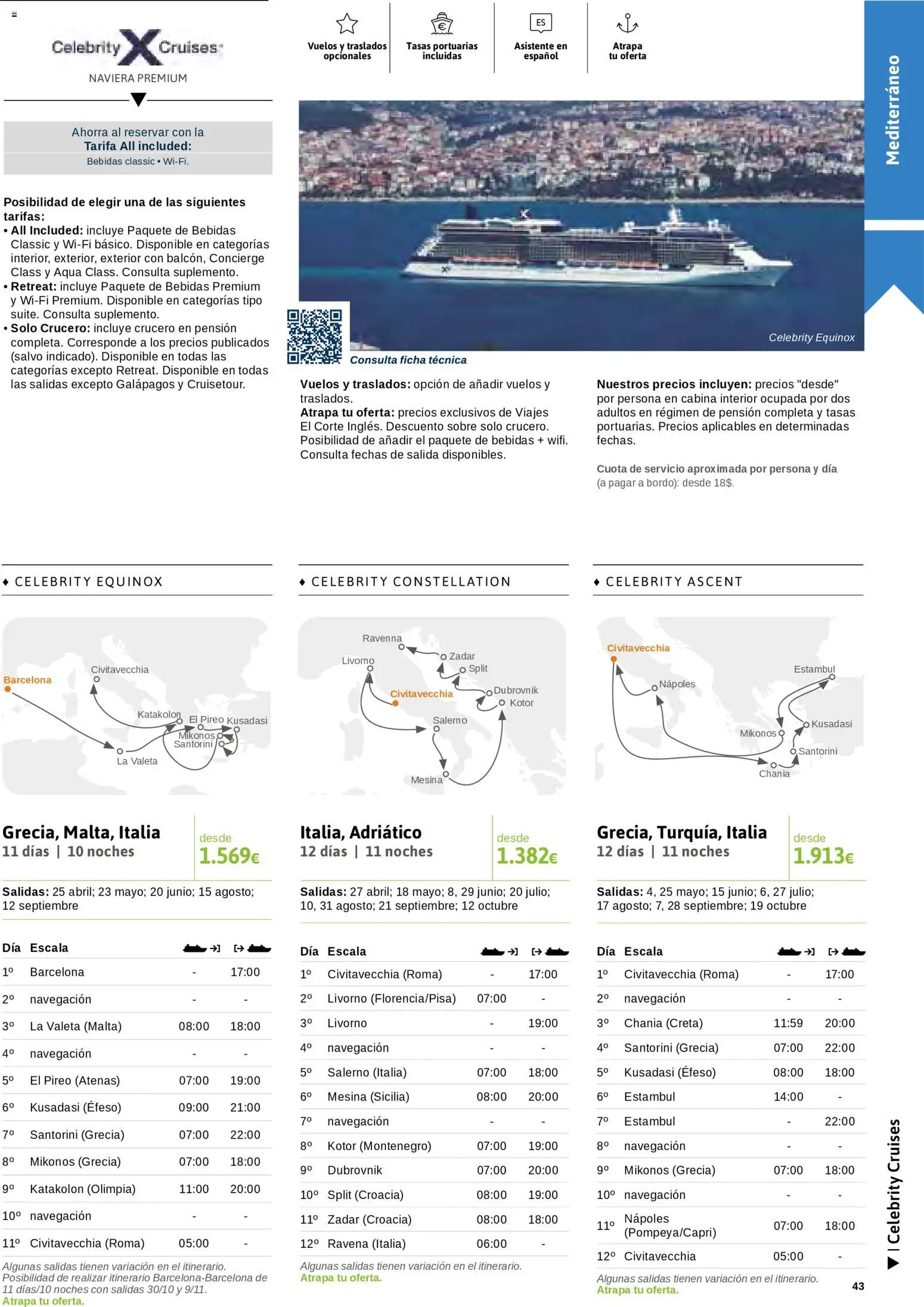 Viajes El Corte Inglés Cruceros marítimos │ válido desde el 01.01.2026 | Página: 44 | Productos: Navegación
