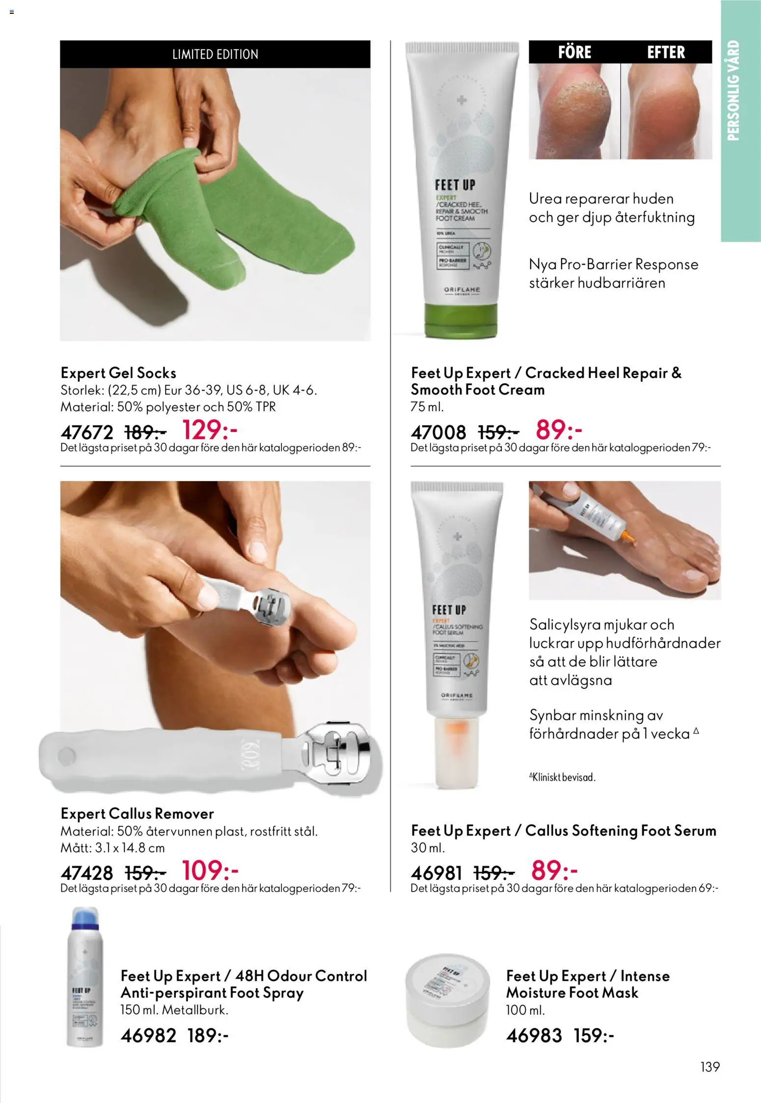 Oriflame reklamblad aktuell från 10.12.2025 | Sida: 139 | Produkter: Mask, Antiperspirant, Serum