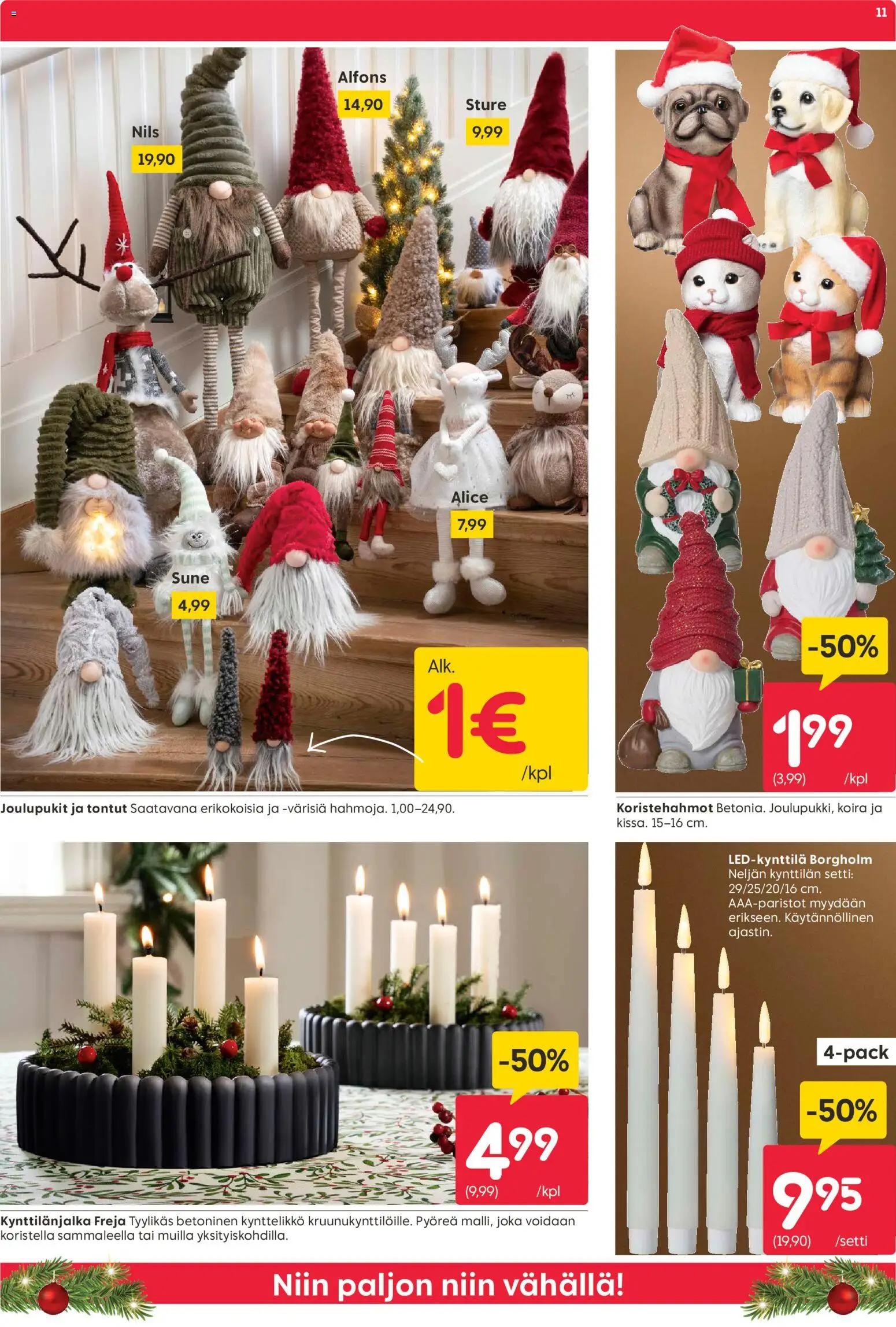 Rusta - Black Friday – voimassa 24.11.2025 alkaen | Sivu: 11 | Tuotteet: Kynttelikkö