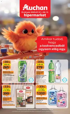 Auchan Kéthetes Hipermarket ajánlataink - amely érvényes a következő dátumtól: 31.07.2025