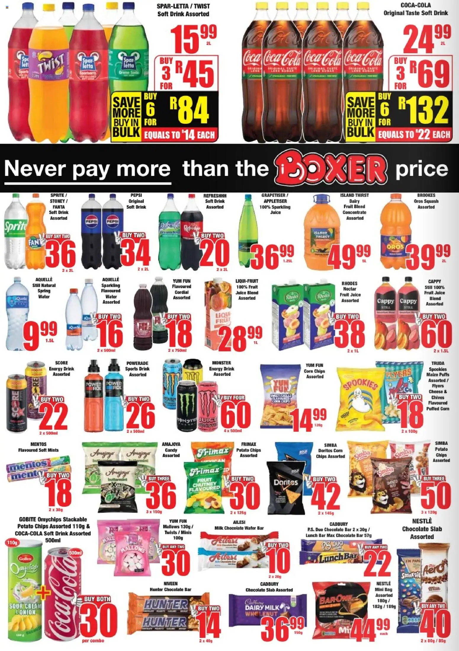 New Boxer catalogue – valid from 27.11.2025 | Page: 4 | Products: Chutney, Squash, Stoney, Chips