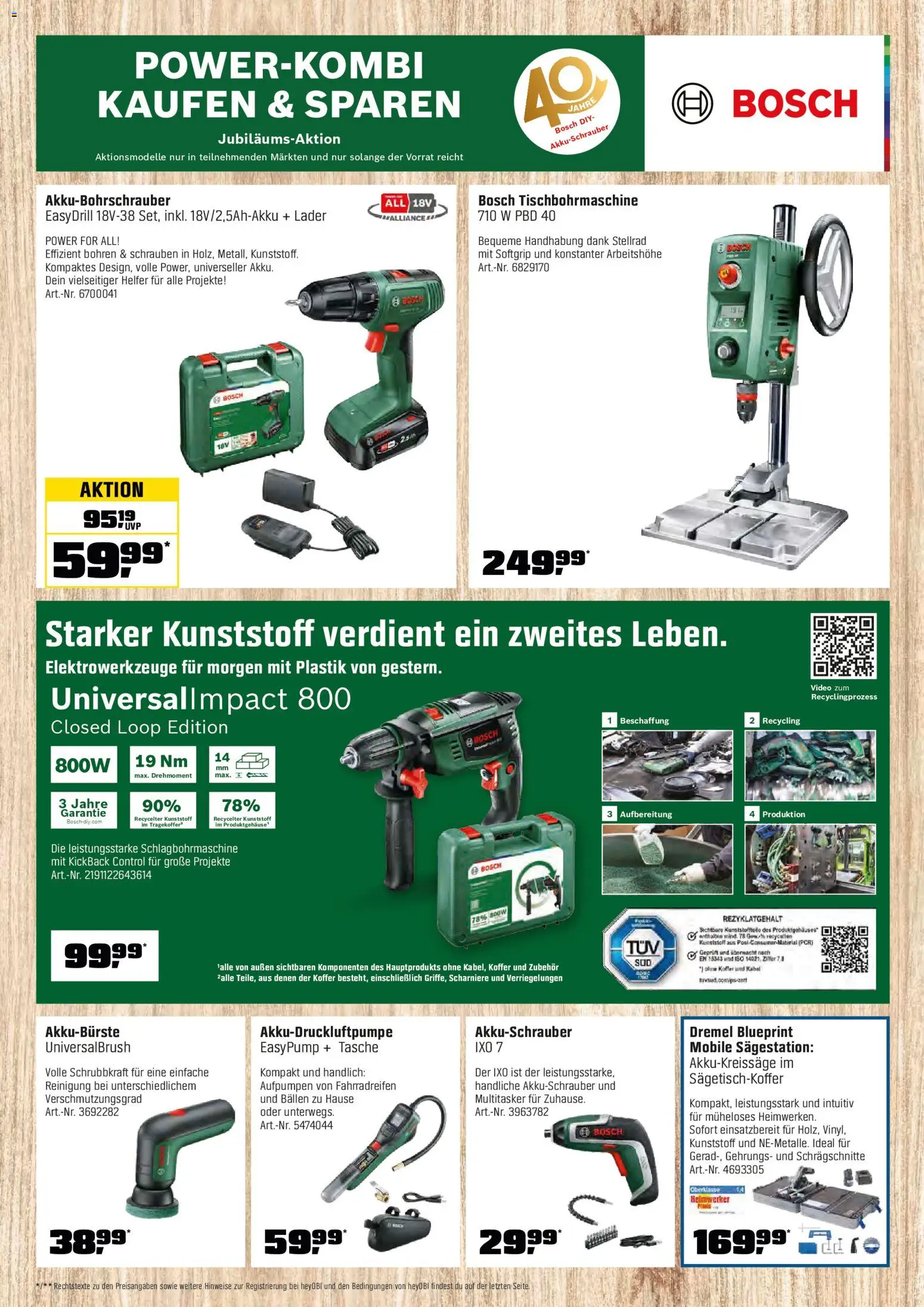 Obi Prospekt 	 – gültig ab 14.11.2025 | Seite: 18 | Produkte: Tasche, Akkuschrauber, Koffer, Video