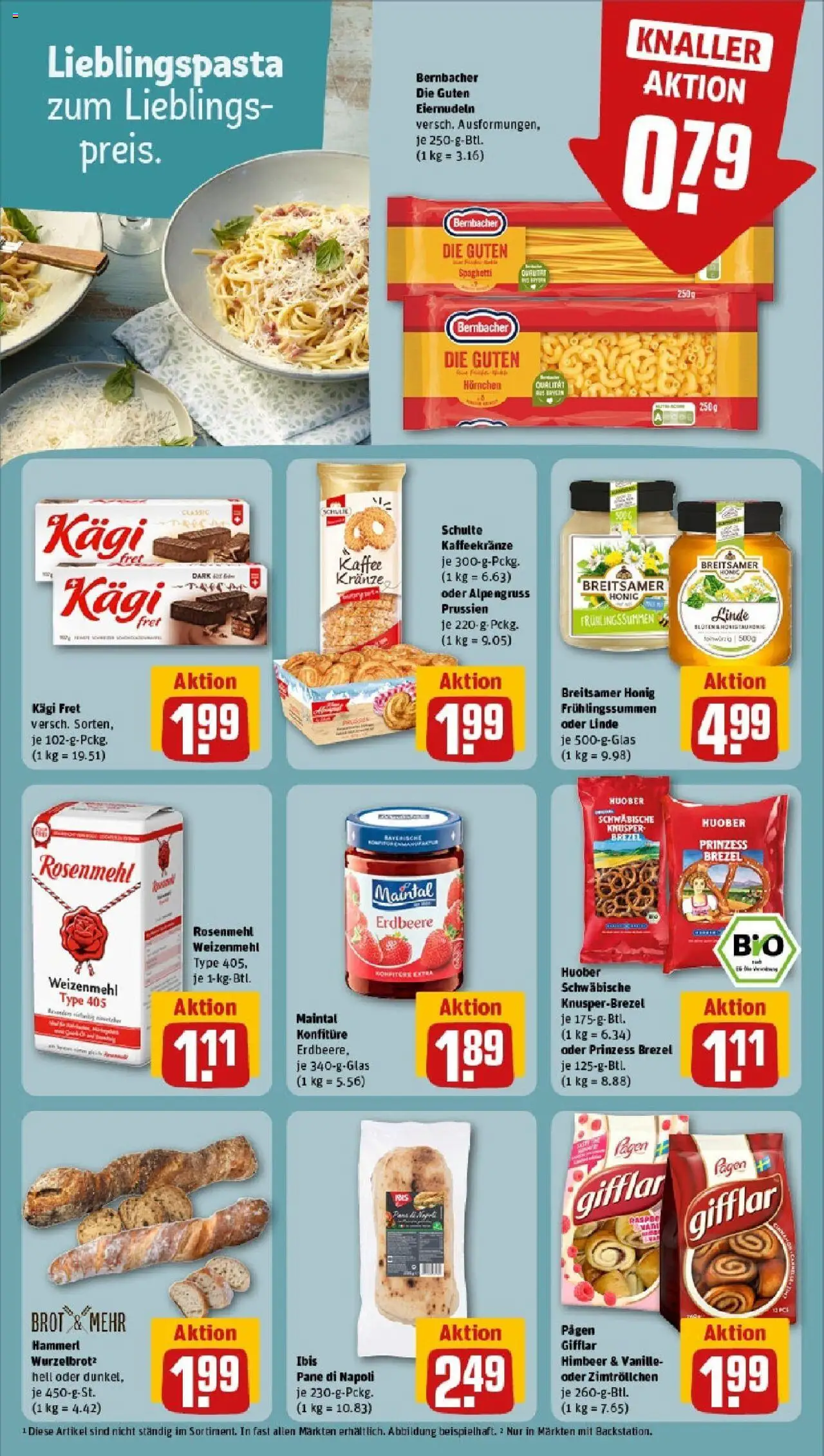 Rewe prospekt Massbach	 - gültig ab dem 08.06.2025 | Seite: 19 | Produkte: Kaffee, Pane, Weizenmehl, Brot