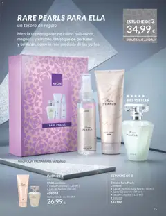 Vista previa Catálogo AVON campaña 11 Black Friday válido desde el 01.11.2025 | Página: 15 | Productos: Perfume, Loción corporal, Spray corporal, Eau de parfum